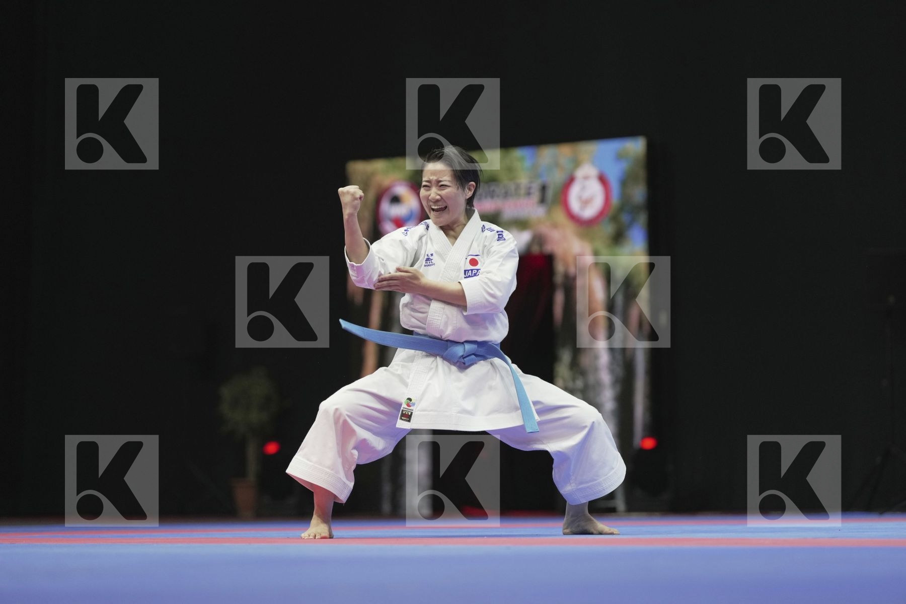 Kata final bout featuring Ono Hikaru