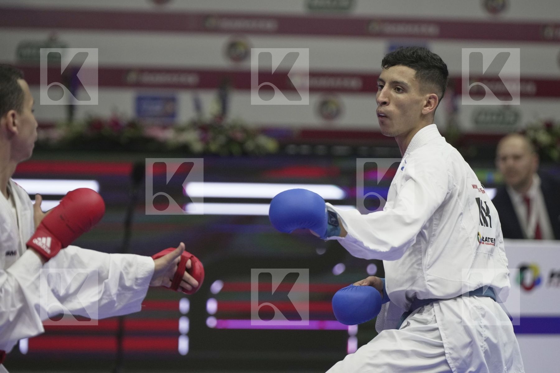 Kumite final bout featuring MOHAMED MOHAMED SALAH & JINA ABDEL ALI