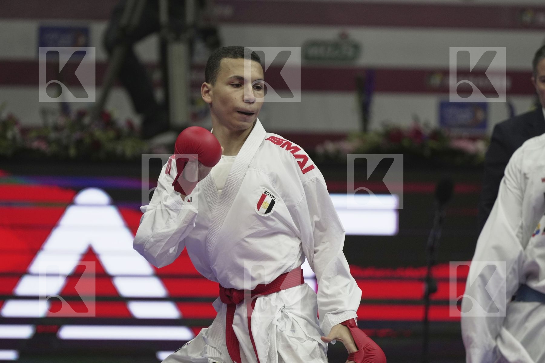 Kumite final bout featuring MOHAMED MOHAMED SALAH & JINA ABDEL ALI