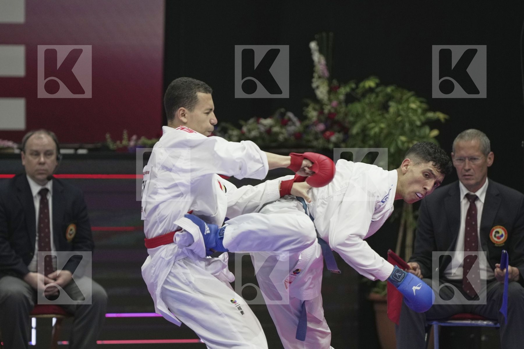 Kumite final bout featuring MOHAMED MOHAMED SALAH & JINA ABDEL ALI