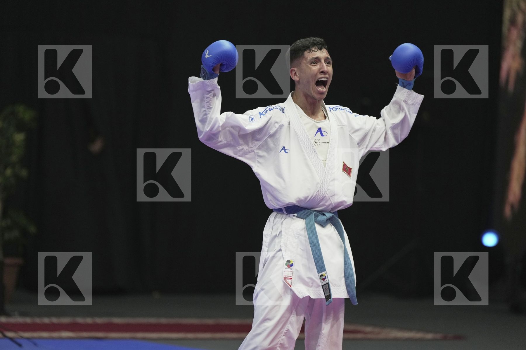 Kumite final bout featuring MOHAMED MOHAMED SALAH & JINA ABDEL ALI