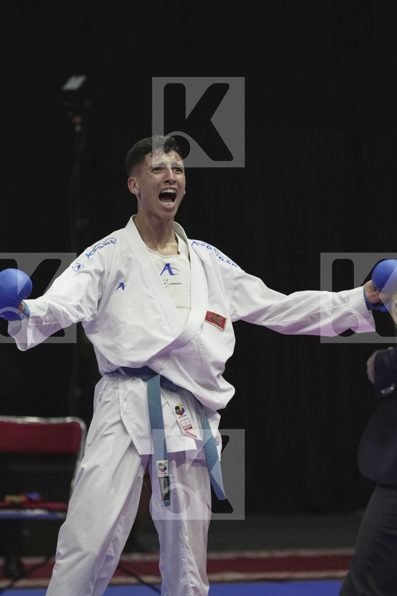 Kumite final bout featuring MOHAMED MOHAMED SALAH & JINA ABDEL ALI