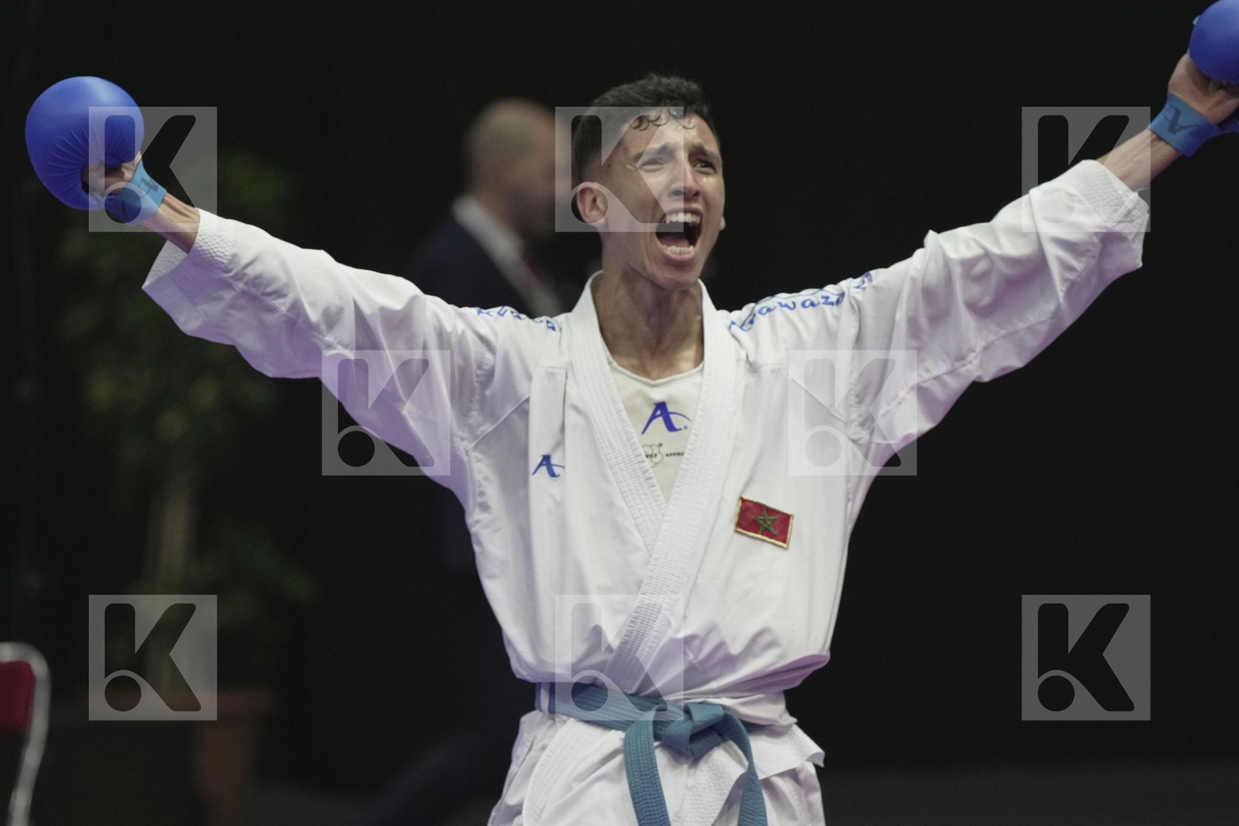 Kumite final bout featuring MOHAMED MOHAMED SALAH & JINA ABDEL ALI