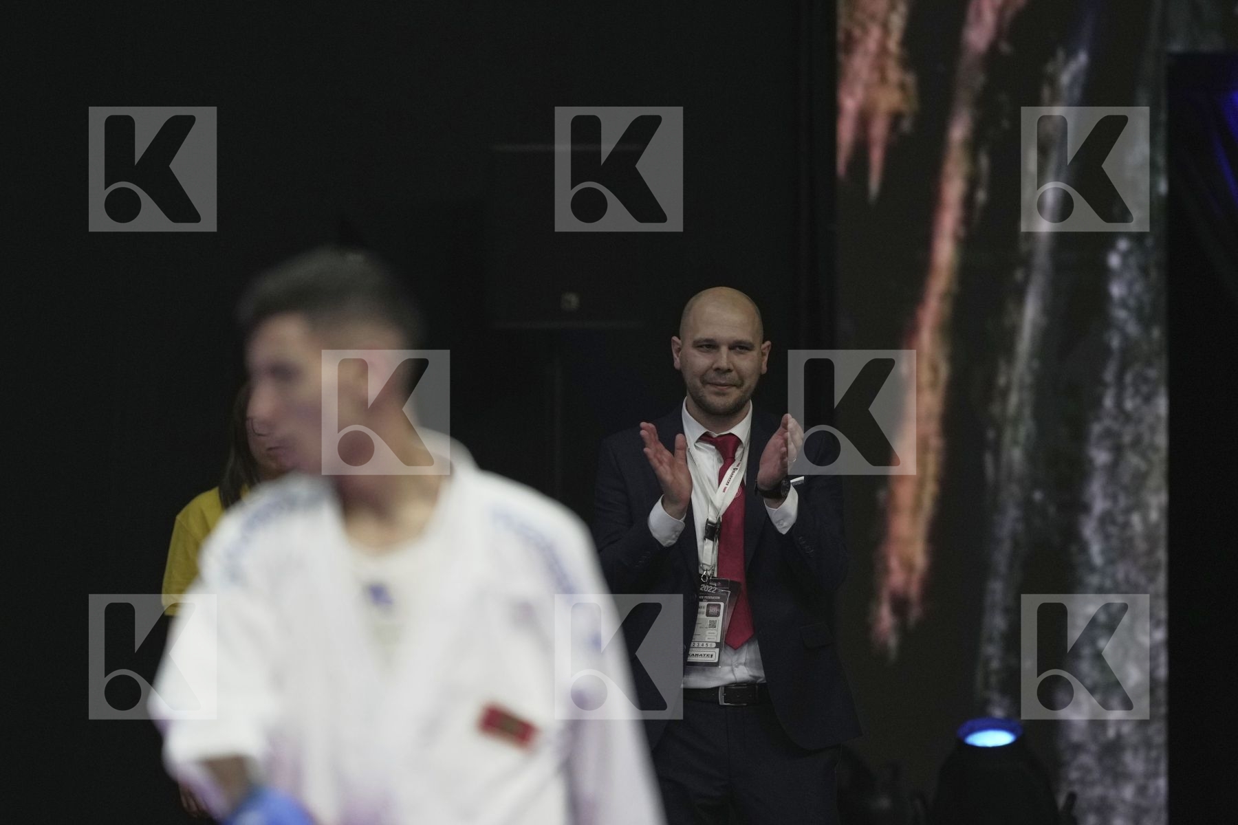 Kumite final bout featuring MOHAMED MOHAMED SALAH & JINA ABDEL ALI