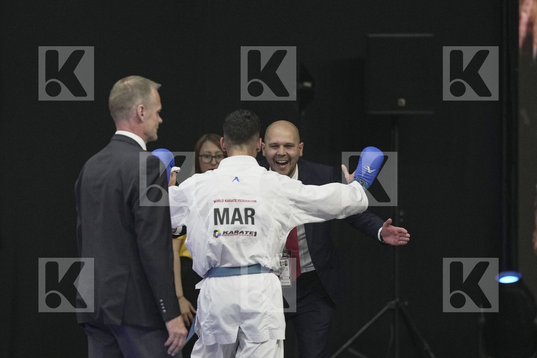 Kumite final bout featuring MOHAMED MOHAMED SALAH & JINA ABDEL ALI