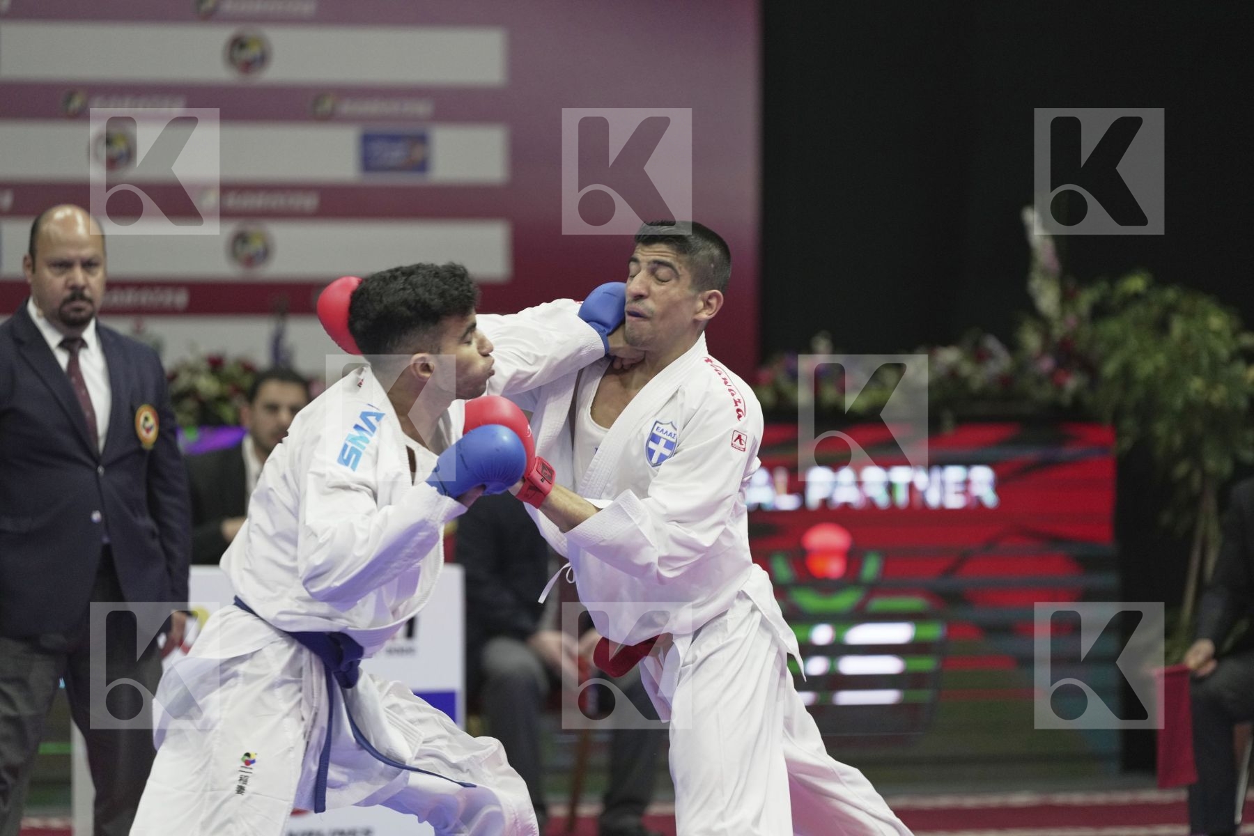 Kumite final bout featuring XENOS DIONYSIOS & LOTFY AHMED AIMAN