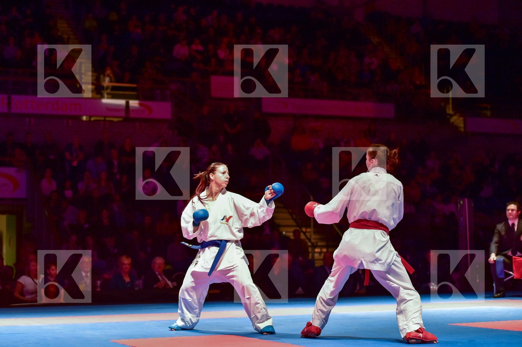 -50 kg final France Kryva Kateryna kumite Recchia Alexandra Ukra