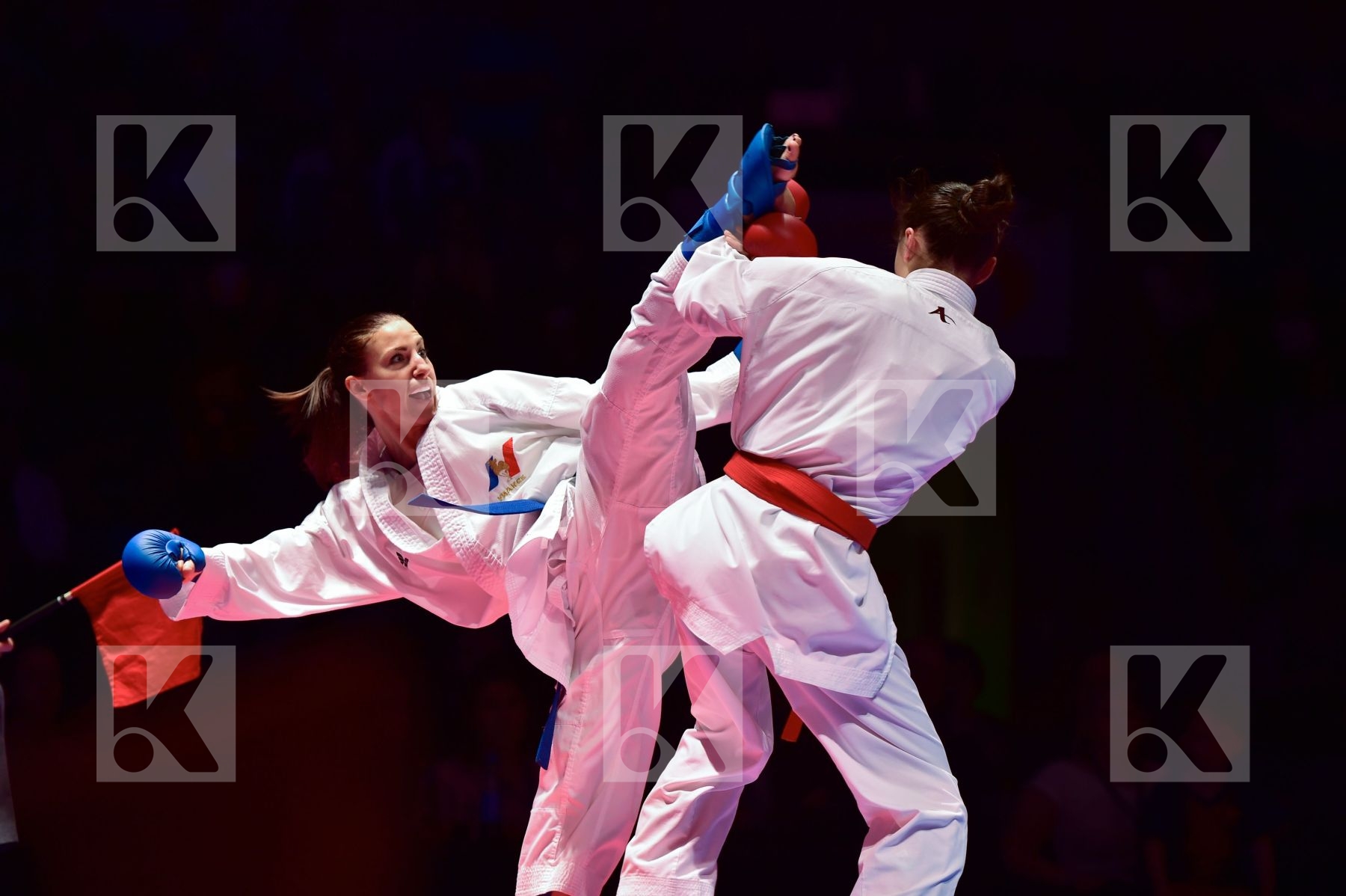 -50 kg final France Kryva Kateryna kumite Recchia Alexandra Ukra