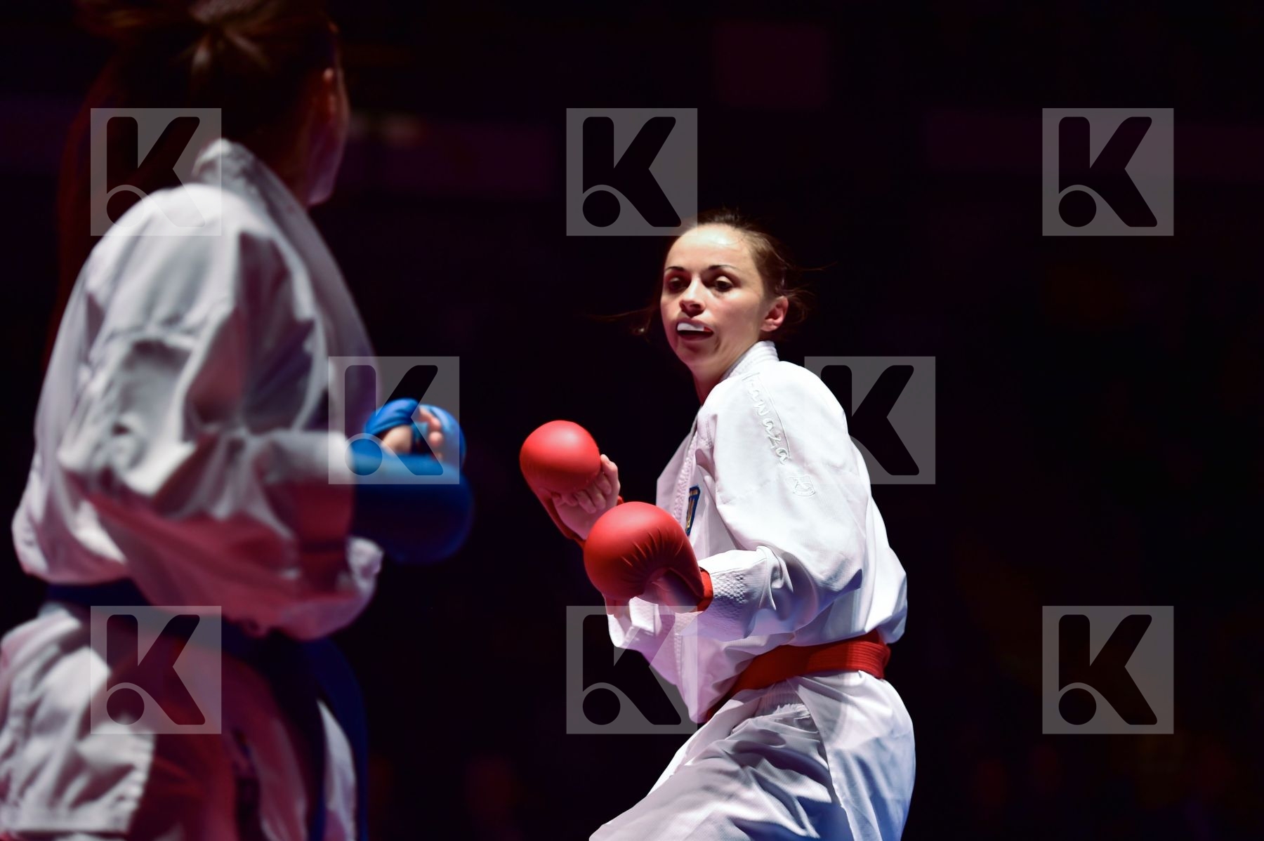 -50 kg final France Kryva Kateryna kumite Recchia Alexandra Ukra