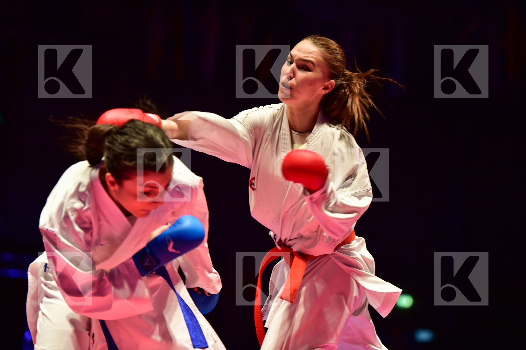 -68 kg France Gafurova Guzaliya Kazakhstan kumite Panetsidou Vas