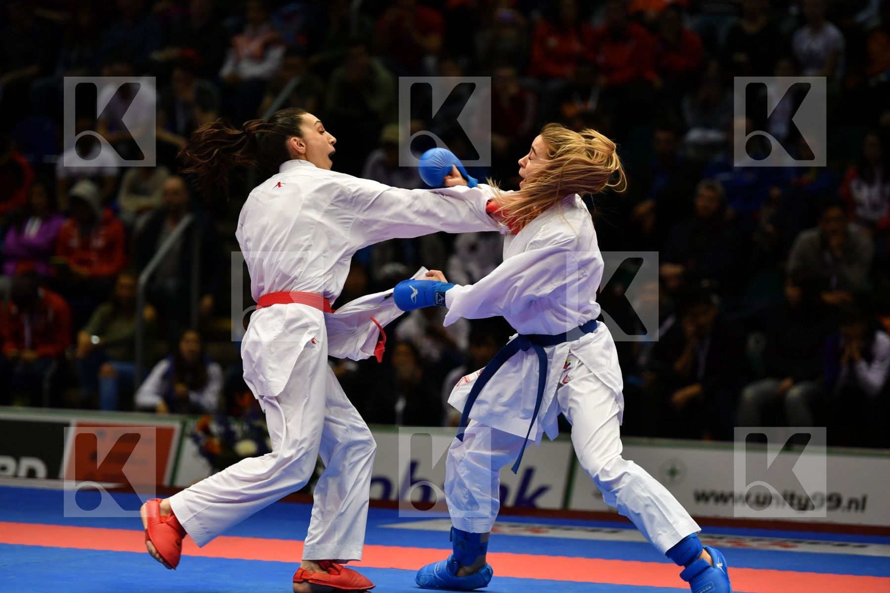 Croatia Female kumite -55 kg Hasani Alesandra Terluyga Anzhelika
