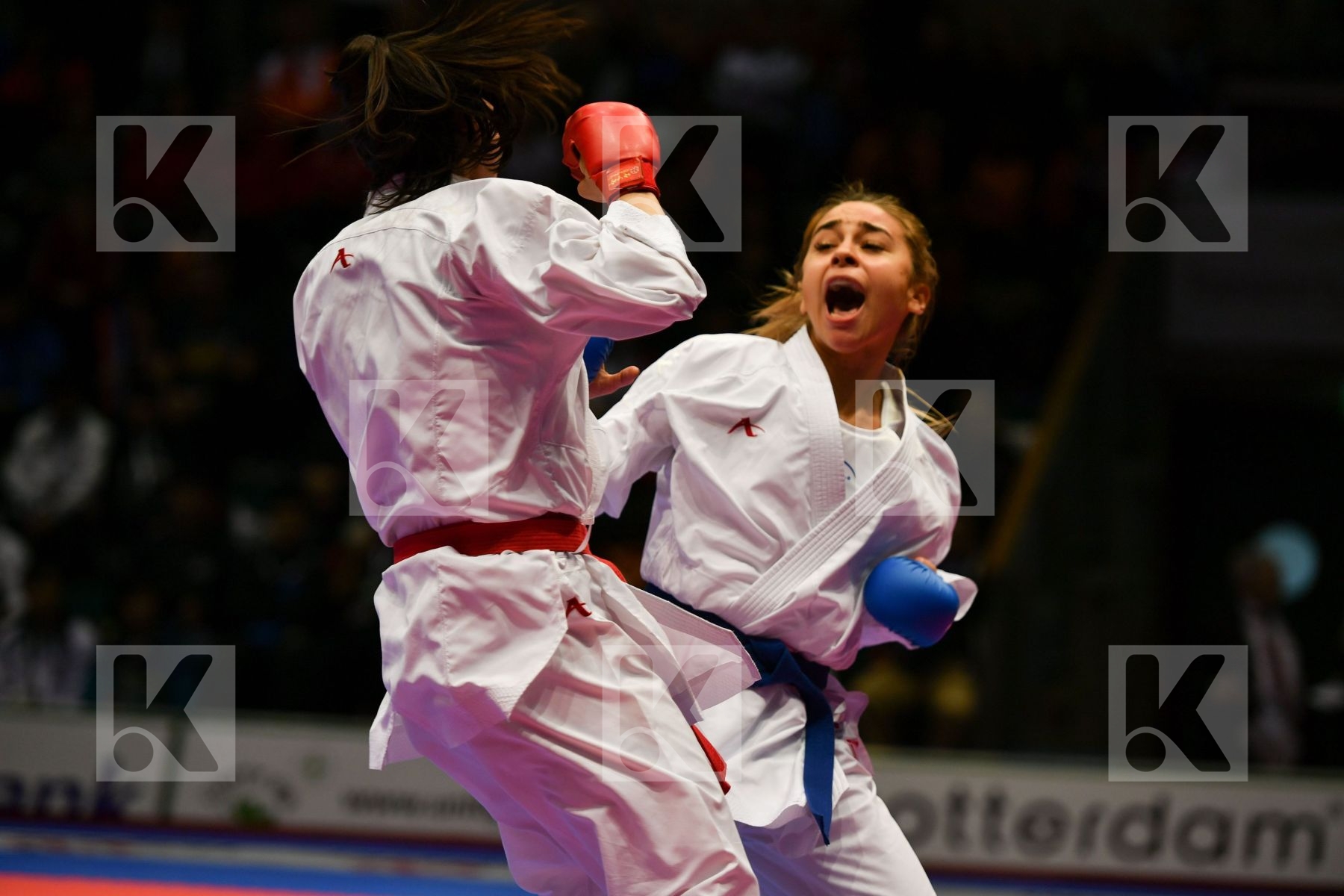 Croatia Female kumite -55 kg Hasani Alesandra Terluyga Anzhelika