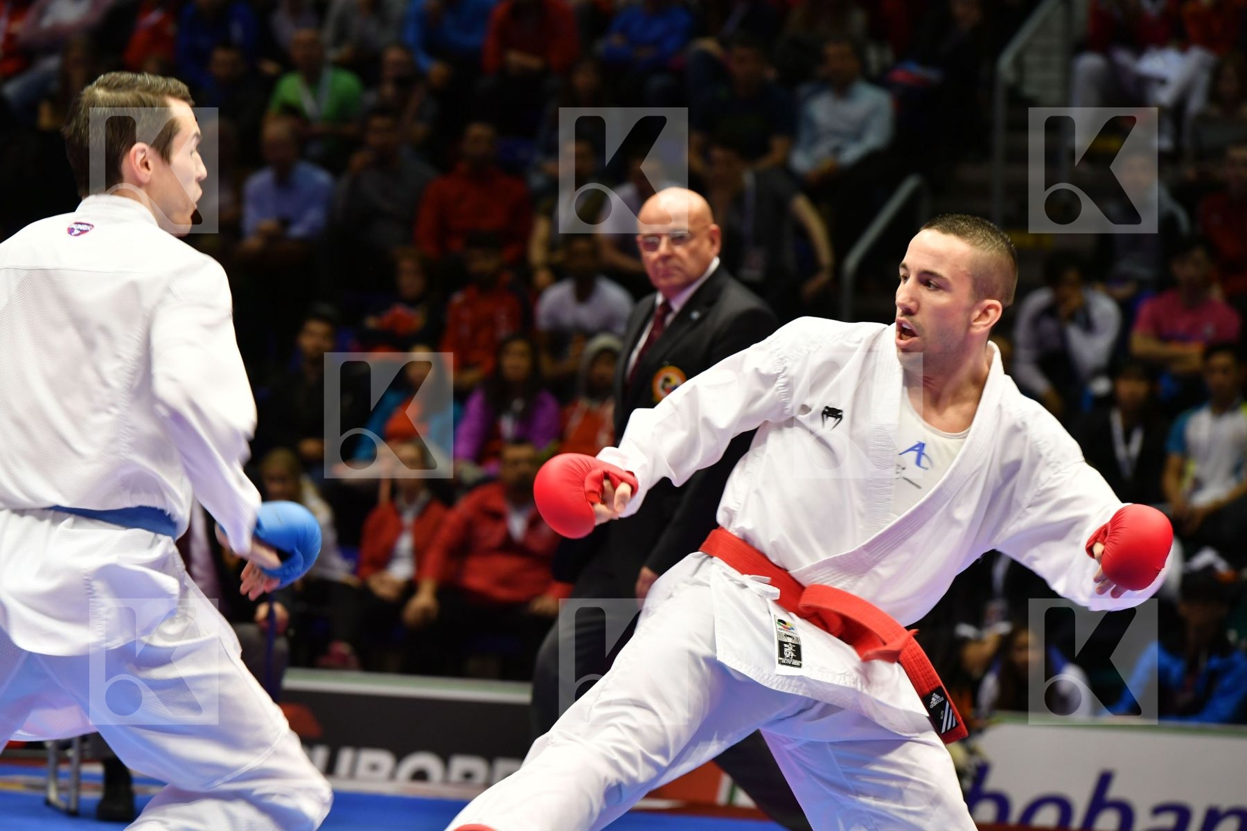 Costa Logan France Male kumite -75 kg Scott Thomas United states