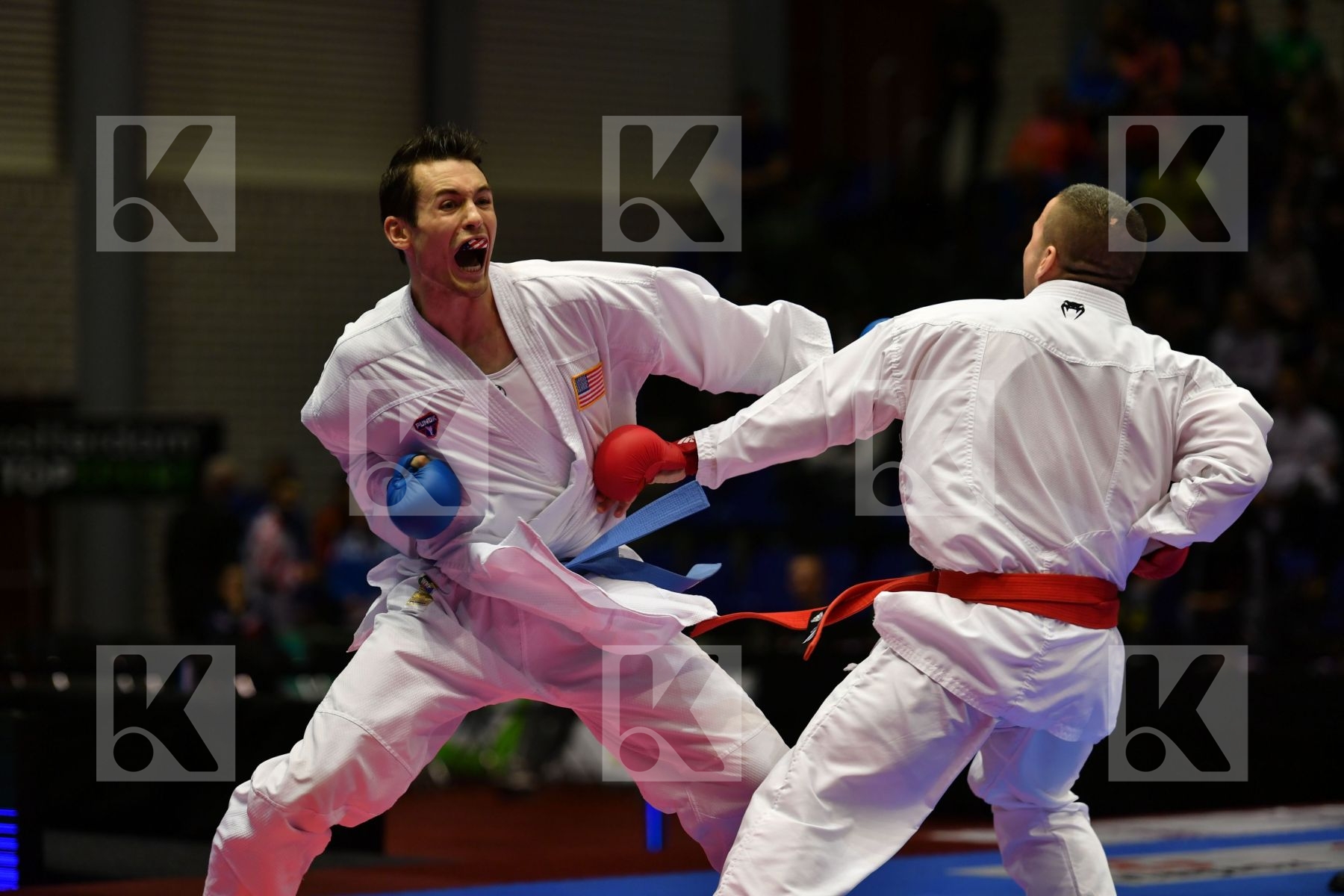 Costa Logan France Male kumite -75 kg Scott Thomas United states