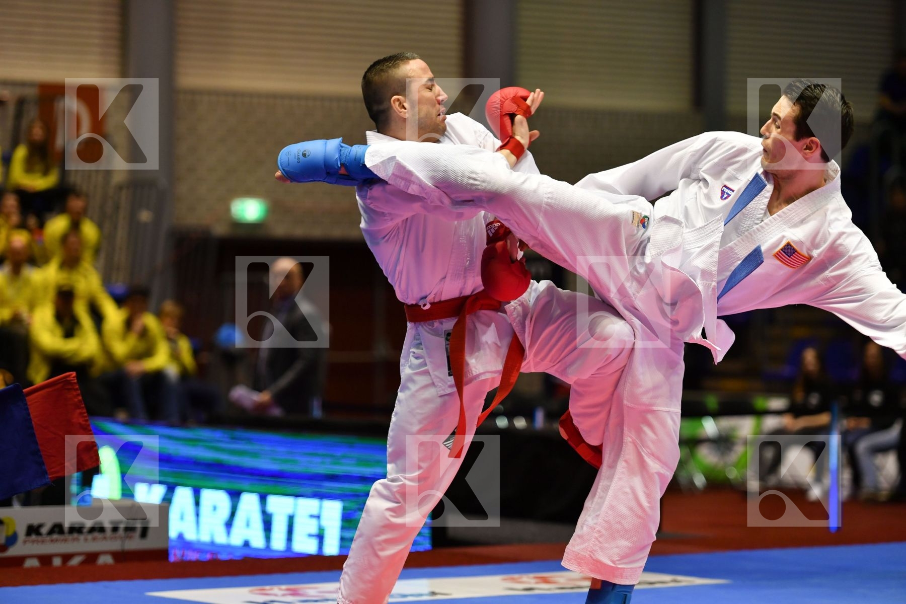 Costa Logan France Male kumite -75 kg Scott Thomas United states