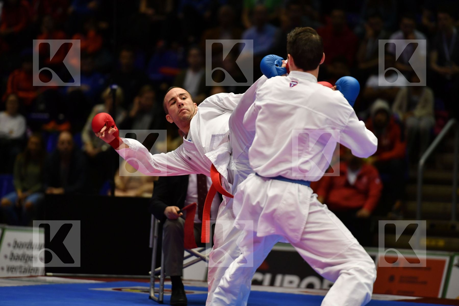 Costa Logan France Male kumite -75 kg Scott Thomas United states