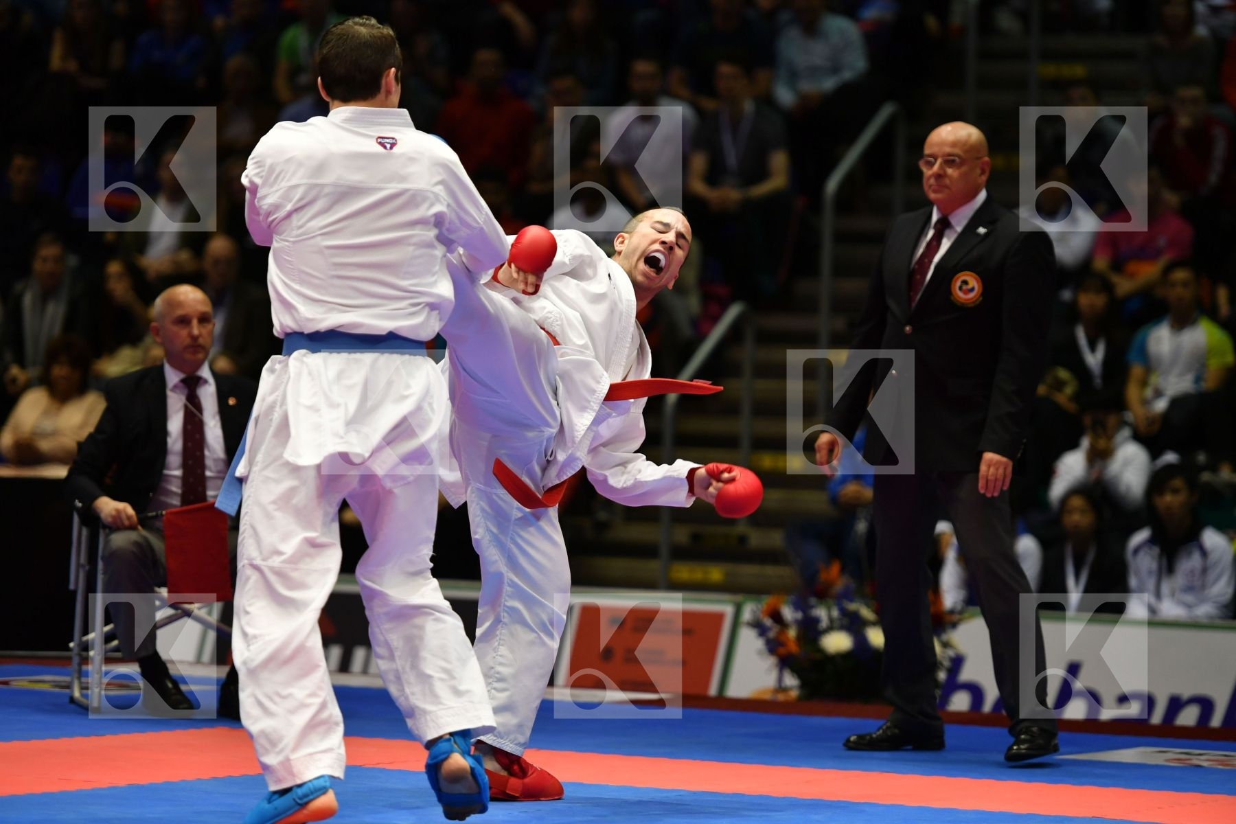 Costa Logan France Male kumite -75 kg Scott Thomas United states