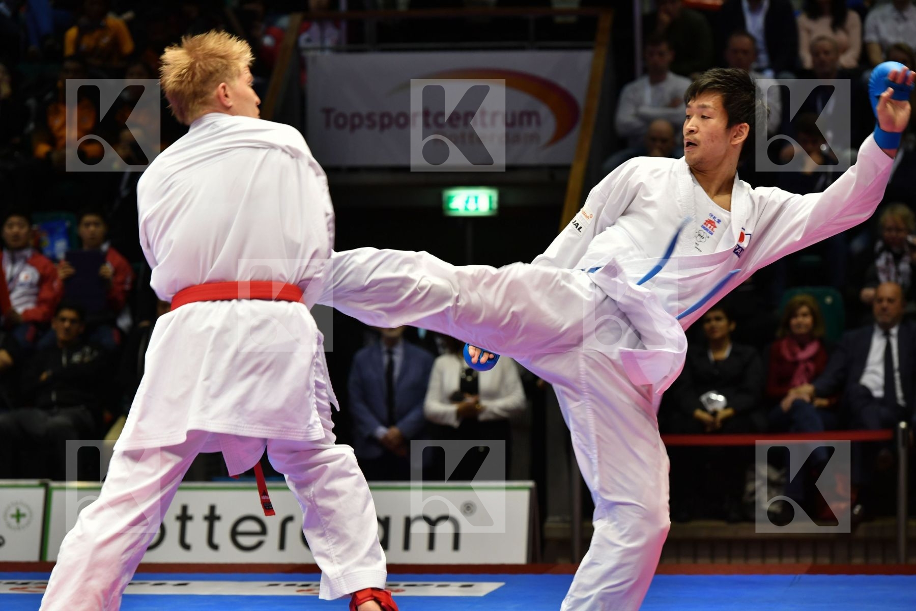 Araga Ryutaro Japan Male kumite -84 kg Netherlands Smaal Rene