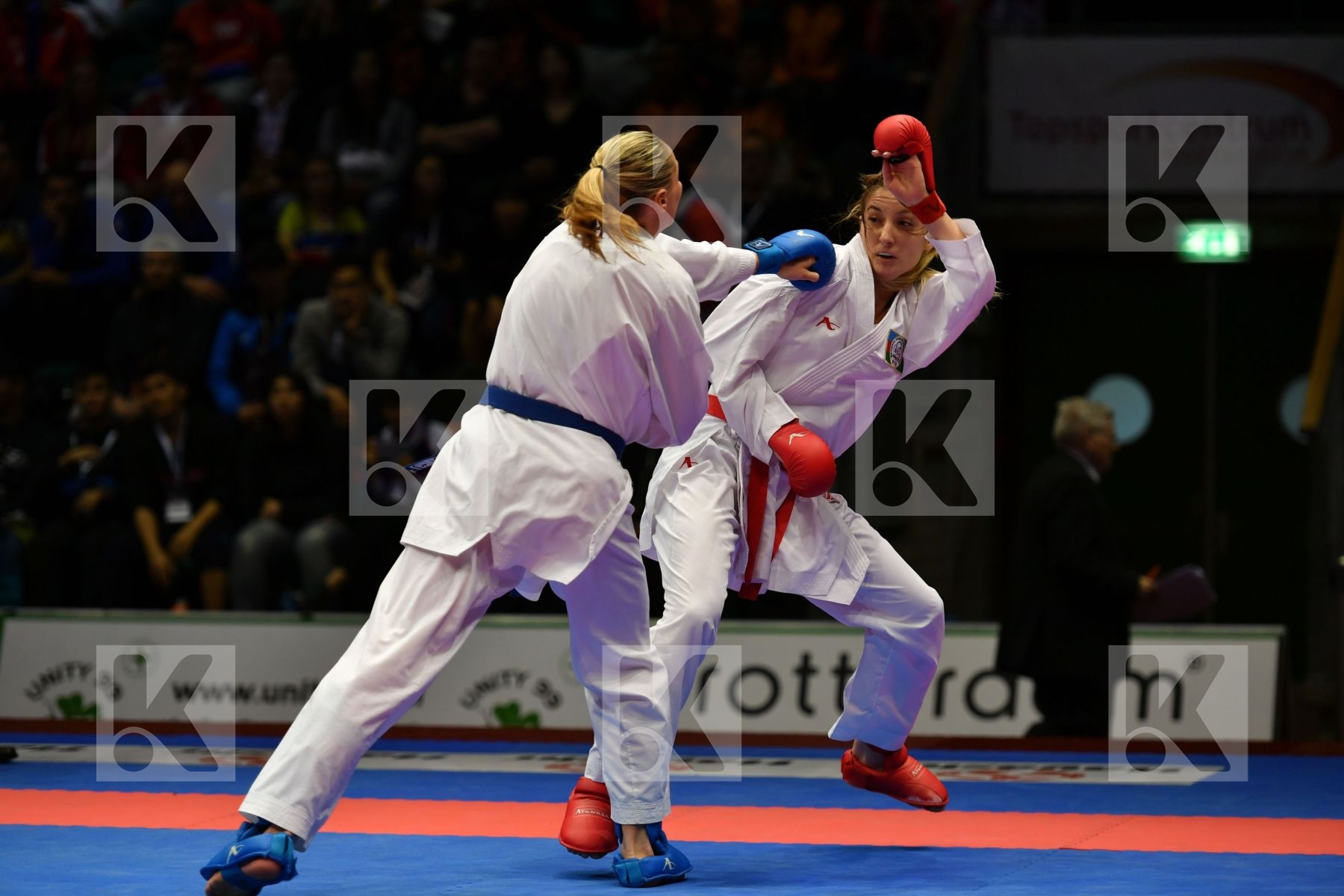 Austria Buchinger Alisa Female kumite -68 kg France Zaretska Iry