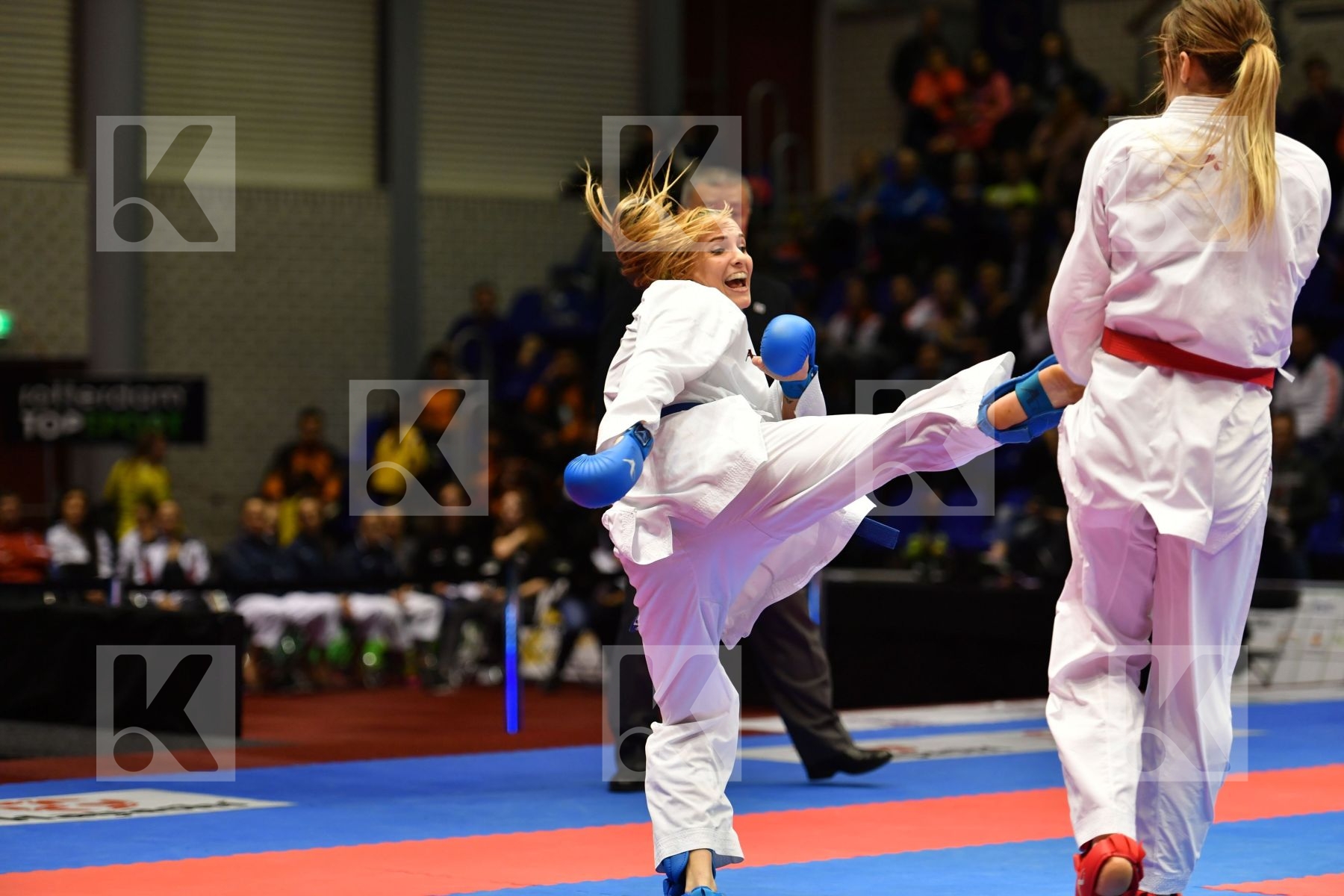 Austria Buchinger Alisa Female kumite -68 kg France Zaretska Iry