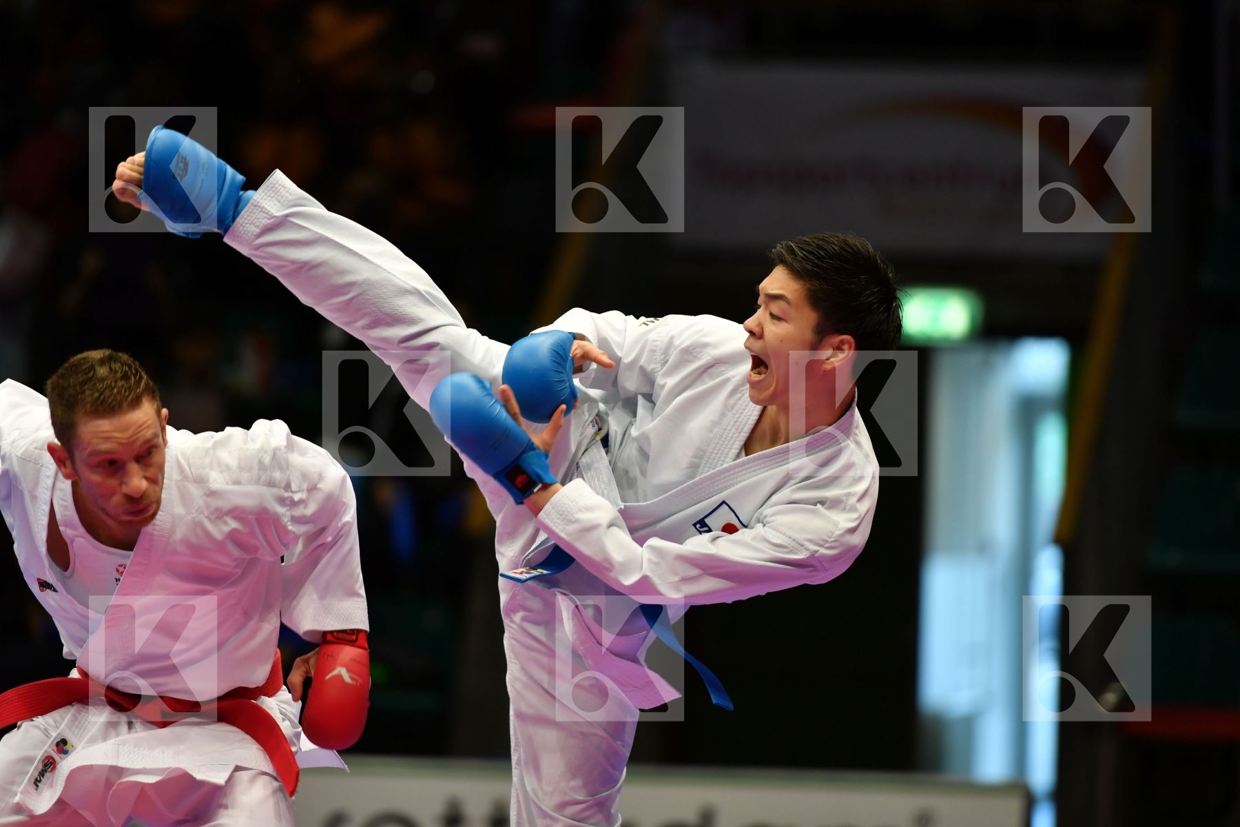 Belgium Dasoul Michael Japan Male kumite -60 kg Sago Naoto