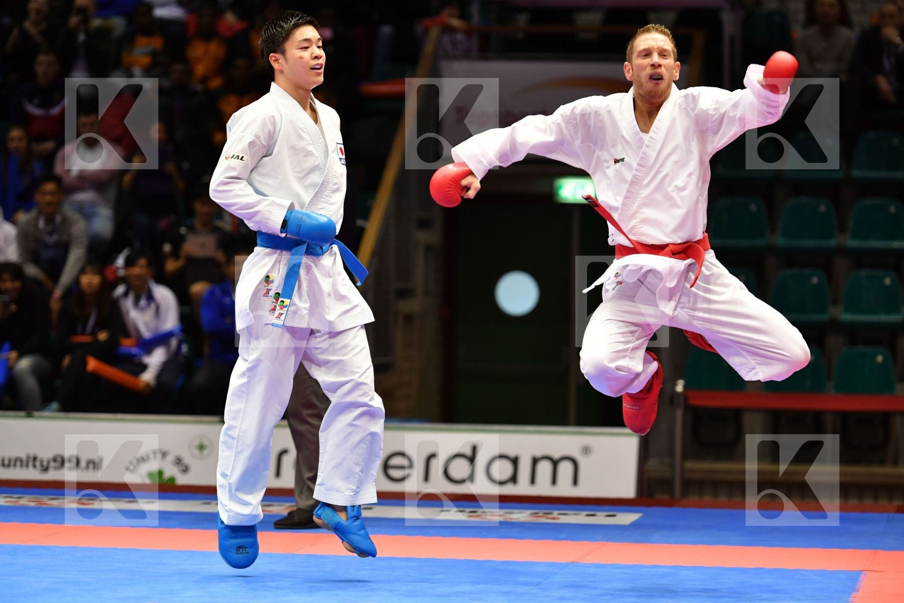 Belgium Dasoul Michael Japan Male kumite -60 kg Sago Naoto