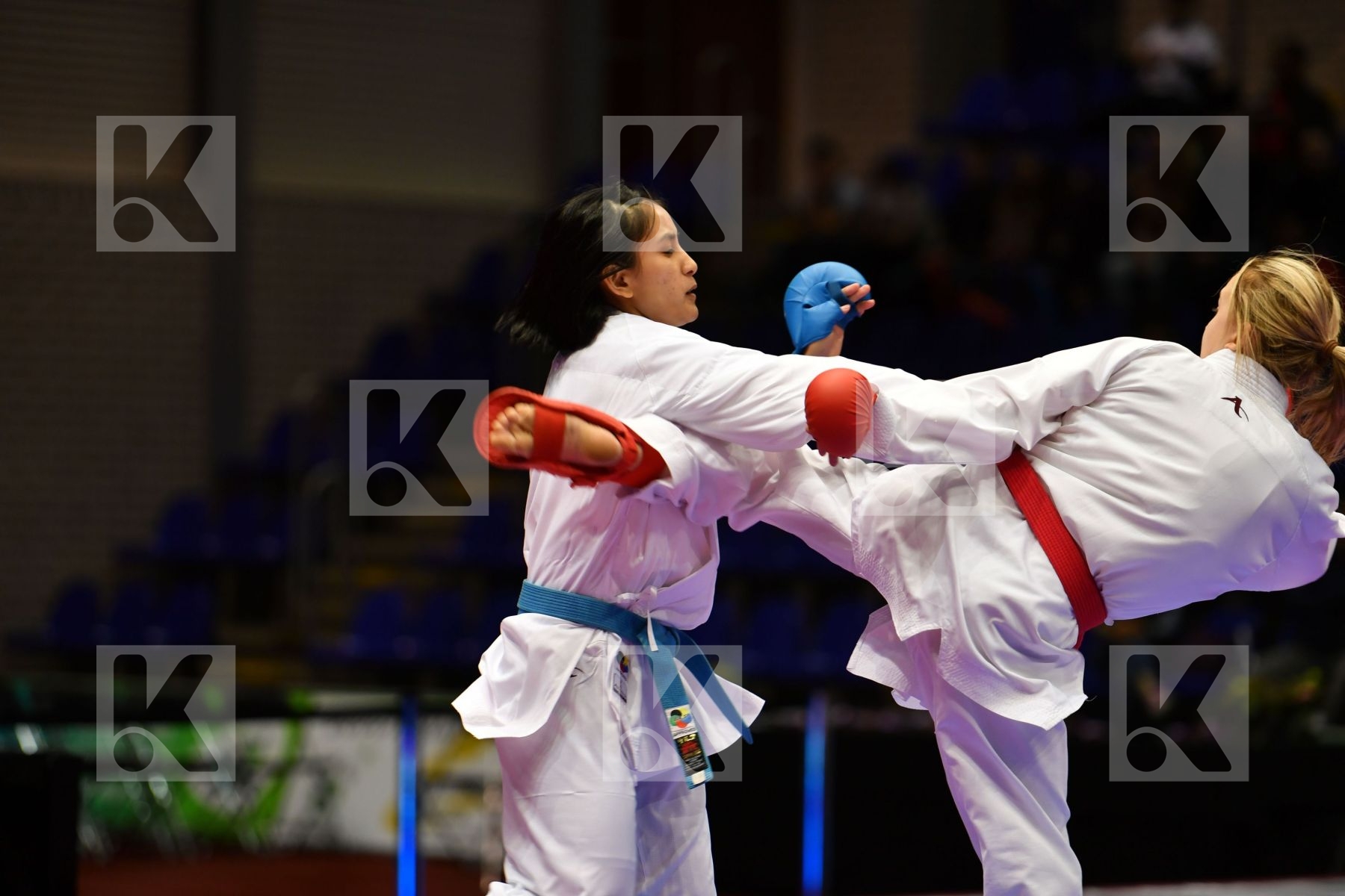 Chegolya Anna Chinese taipei Female kumite -50 kg Gu Shiau-shuan