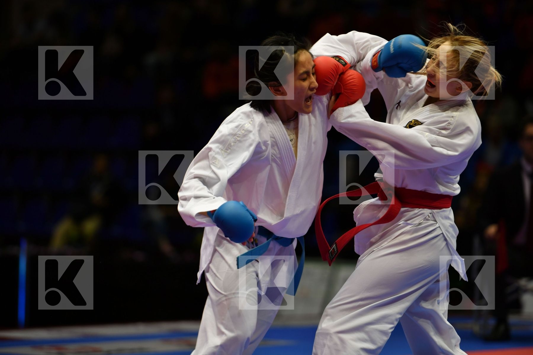 Chegolya Anna Chinese taipei Female kumite -50 kg Gu Shiau-shuan