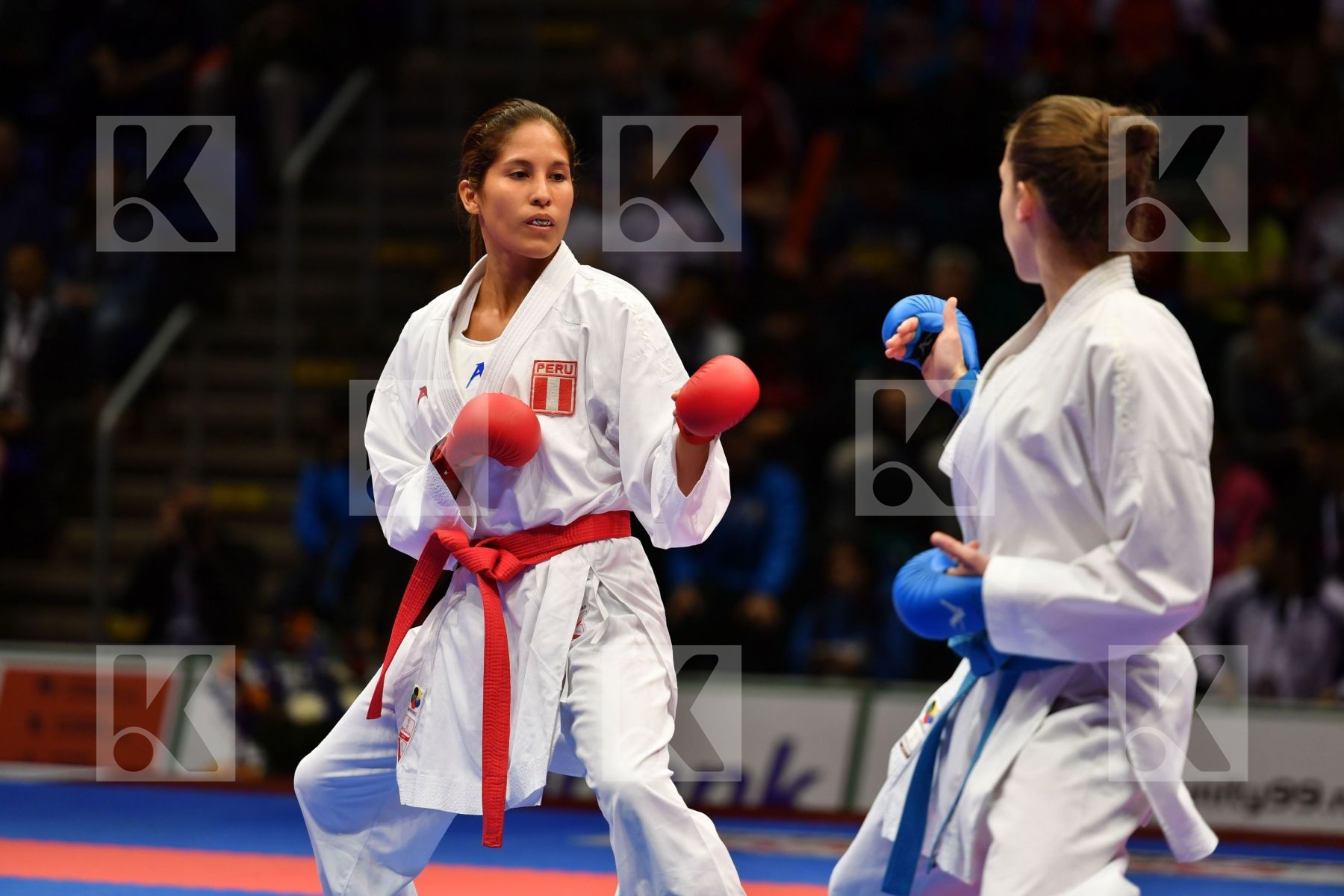 Female kumite -61 kg Grande Alexandra Peru Prekovic Jovana Serbi
