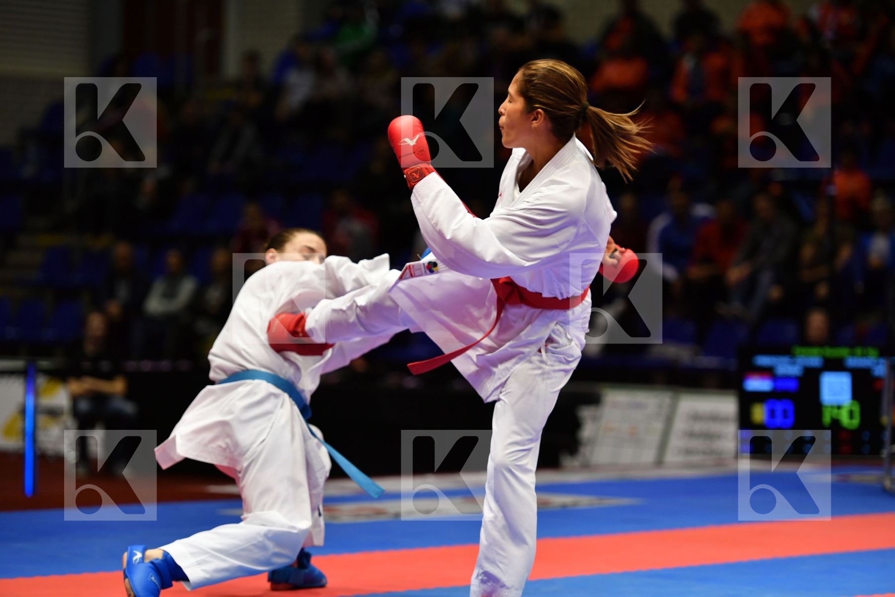 Female kumite -61 kg Grande Alexandra Peru Prekovic Jovana Serbi