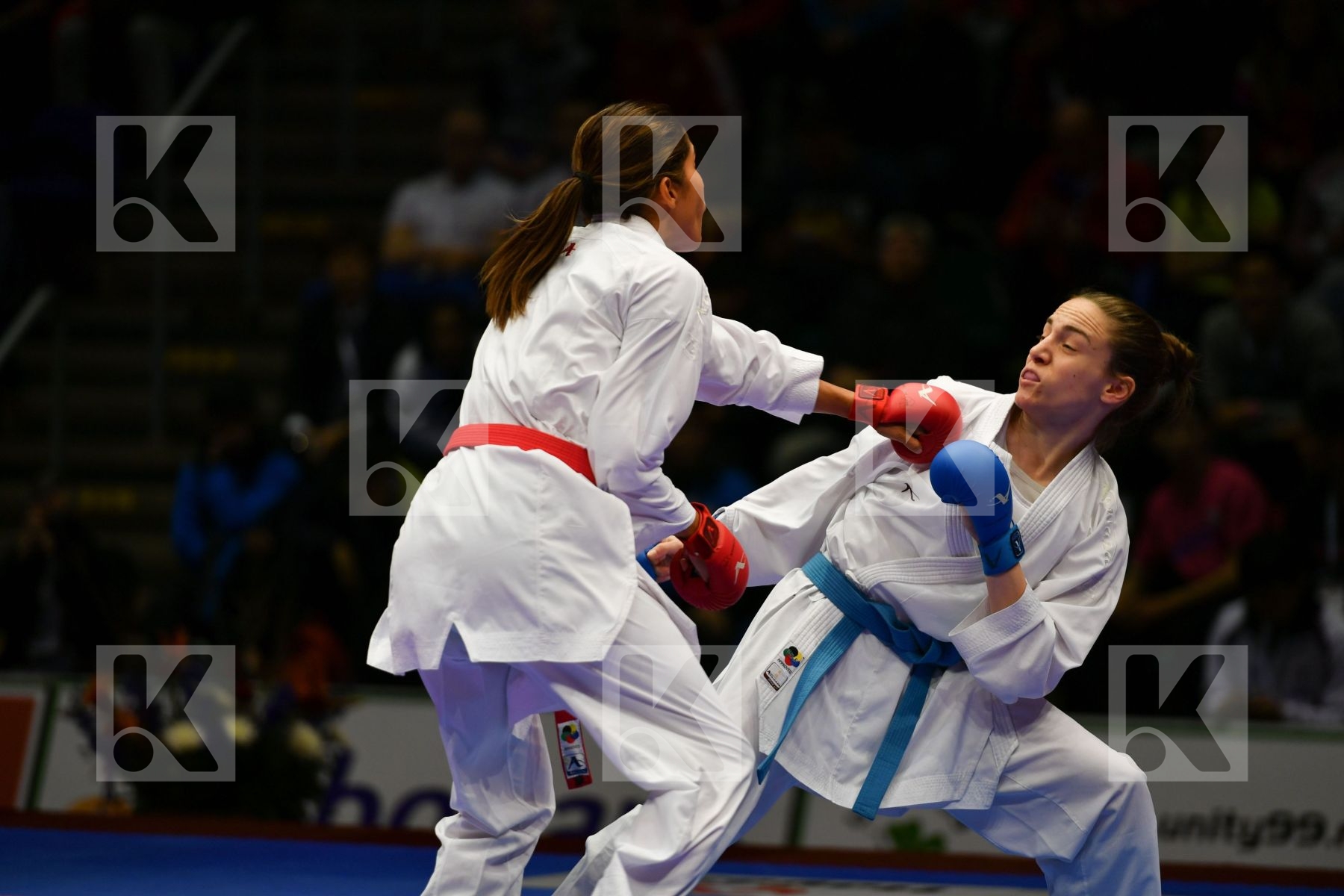 Female kumite -61 kg Grande Alexandra Peru Prekovic Jovana Serbi