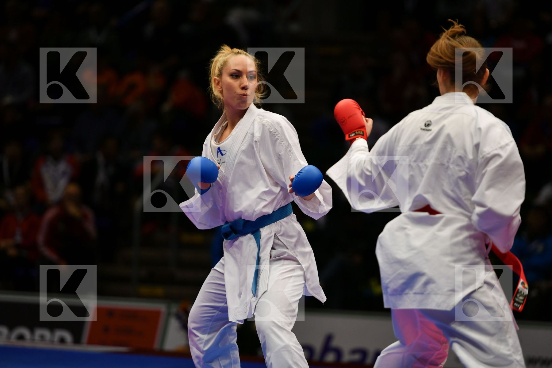 Bruederlin Ramona Chatziliadou Eleni Female kumite 68+ kg German