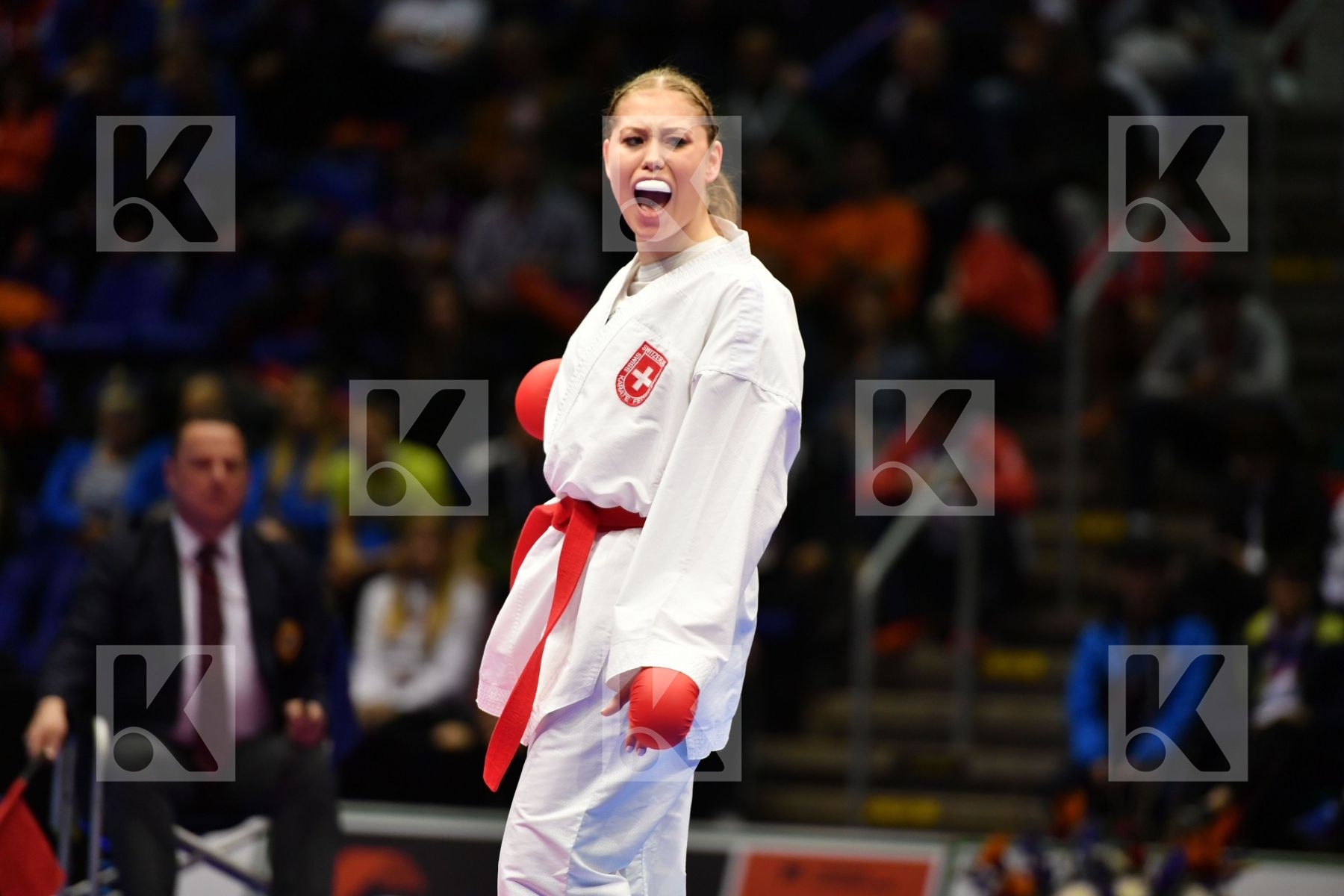 Bruederlin Ramona Chatziliadou Eleni Female kumite 68+ kg German