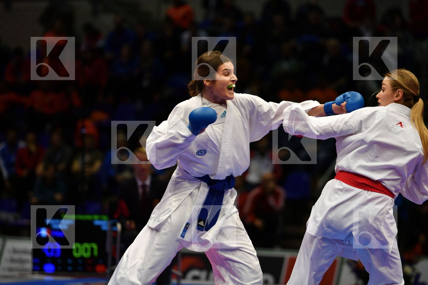 Female kumite 68+ kg France Garcia Nancy Kosovo Orana Fortesa