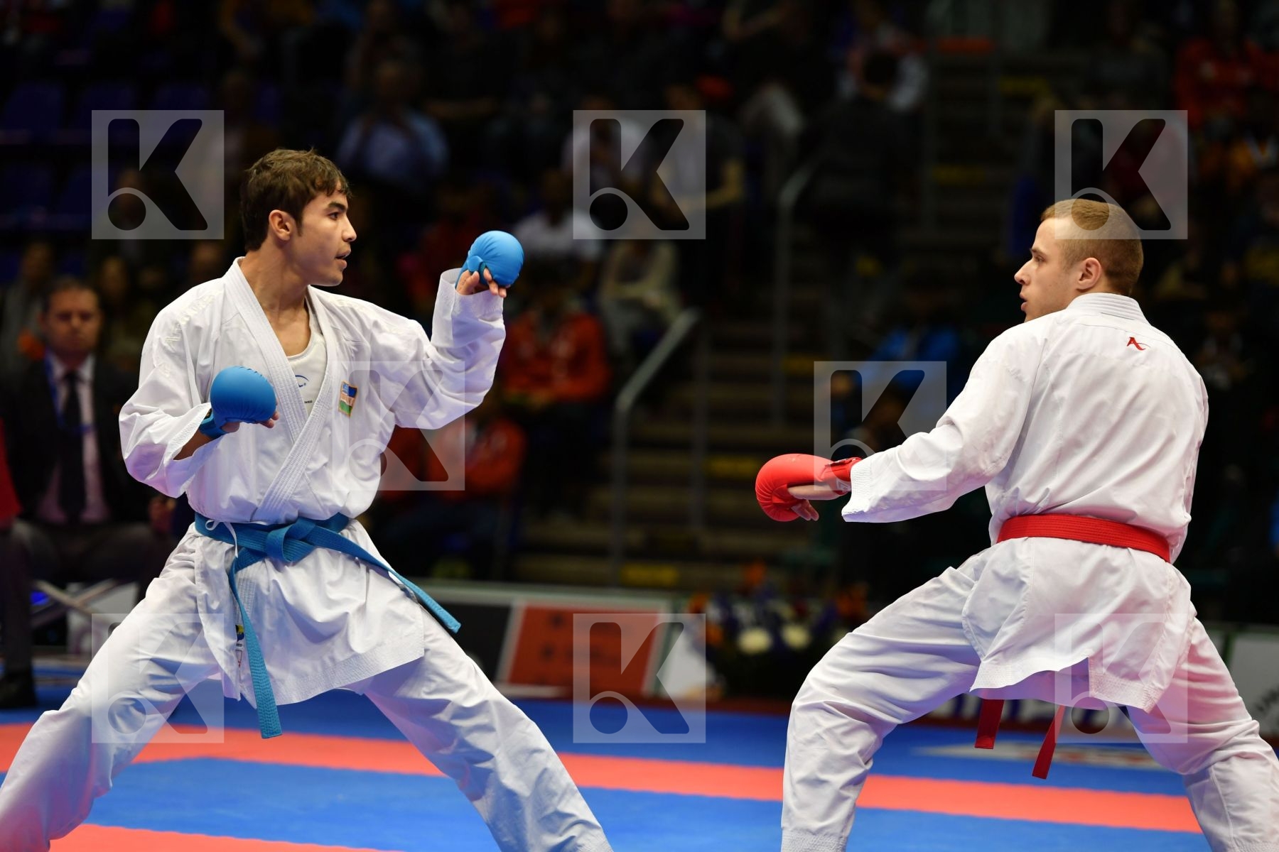Kalnins Kalvis Latvia Male kumite -60 kg Saymatov Sadriddin Uzbe
