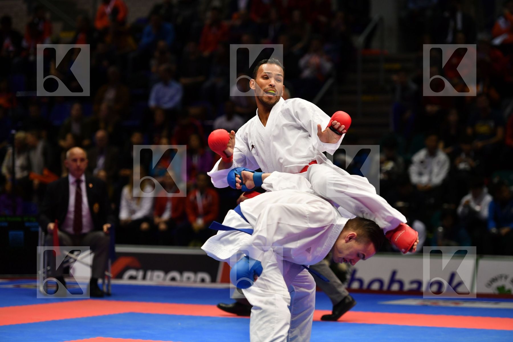 Dacosta Steven France Madera Andres Male kumite -67 kg Venezuela