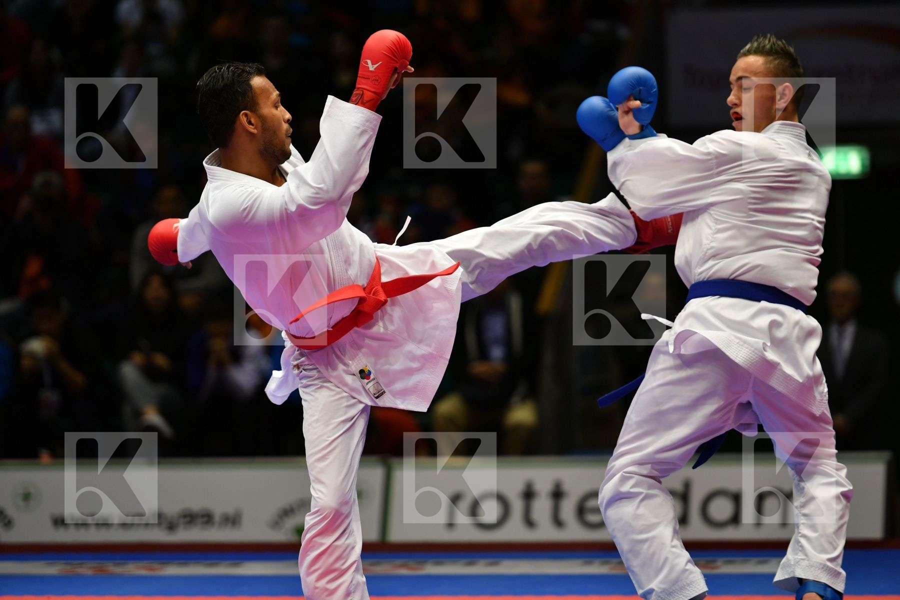 Dacosta Steven France Madera Andres Male kumite -67 kg Venezuela