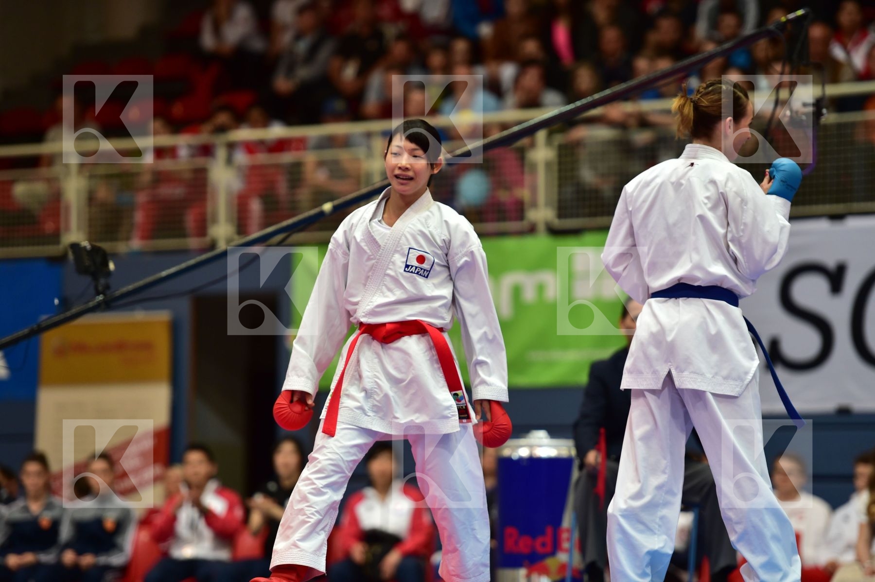 female kumite -50 kg no tadano ayaka plank bettina japan austria