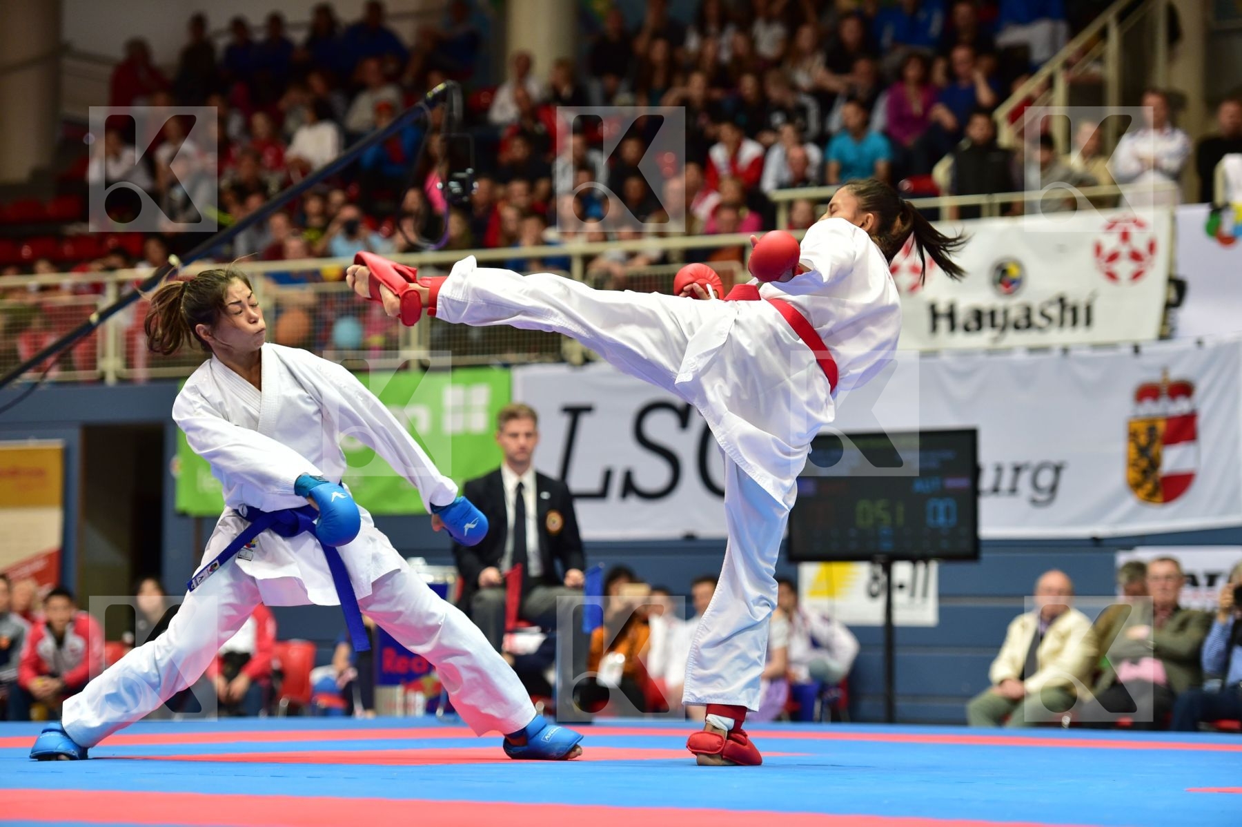 austria female kumite -55 kg jefry krishnan syakilla salni kumiz