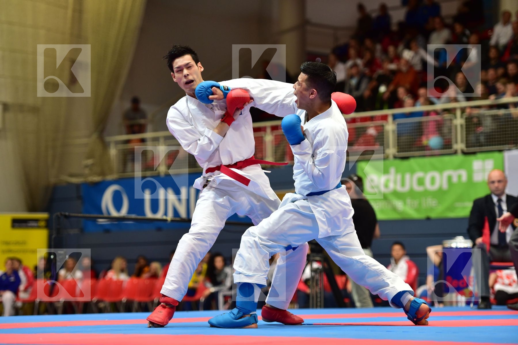 Japan male kumite -75 kg nishimura ken Shureido watanabe daisuke