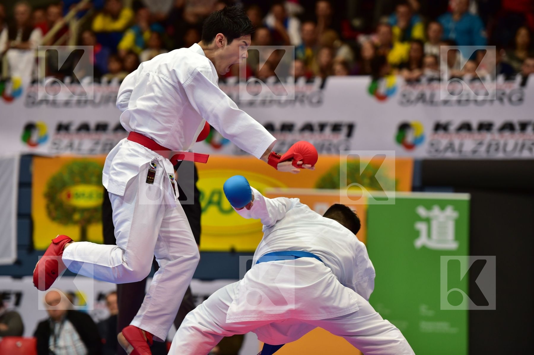 Japan male kumite -75 kg nishimura ken Shureido watanabe daisuke