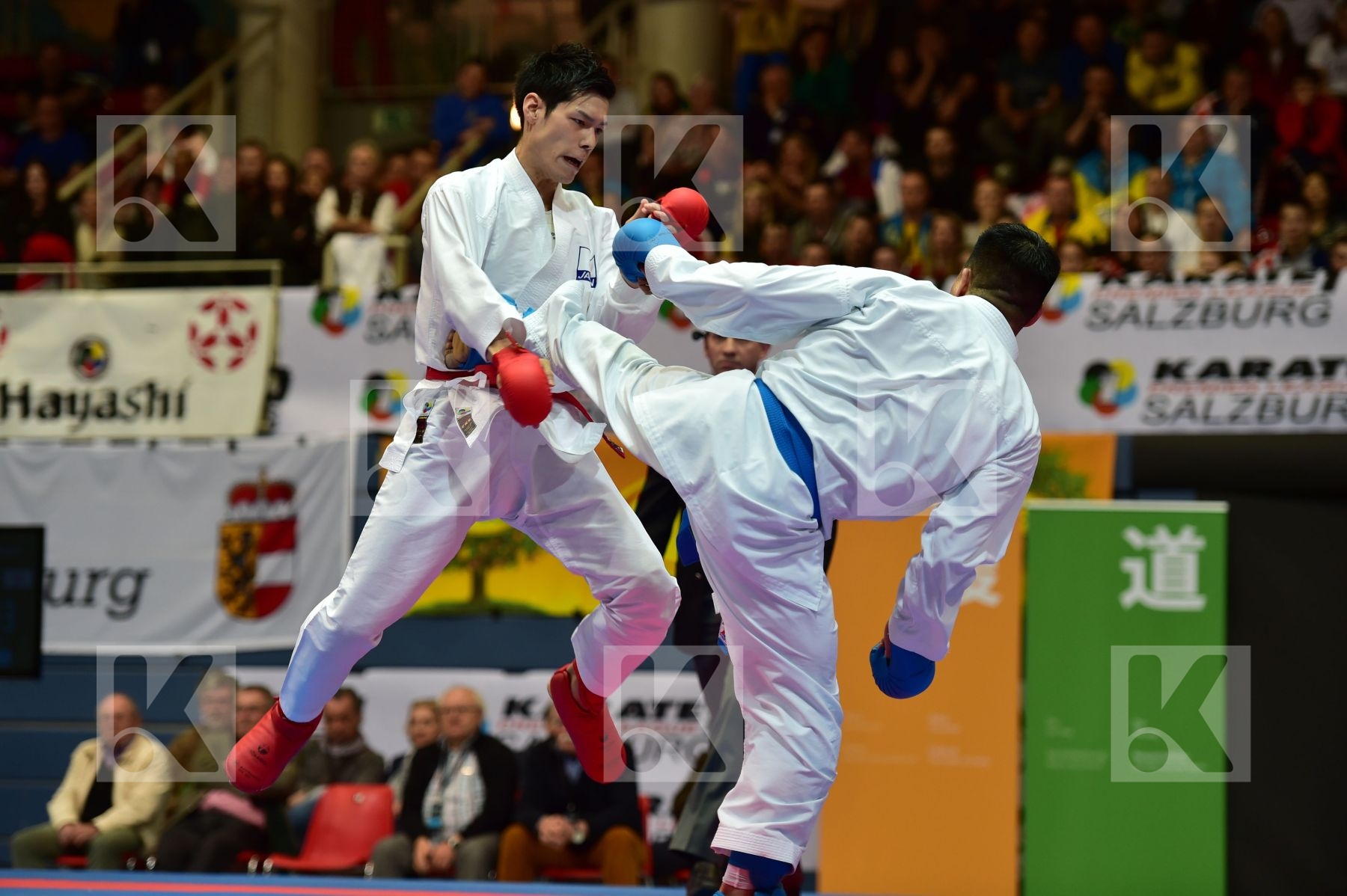 Japan male kumite -75 kg nishimura ken Shureido watanabe daisuke