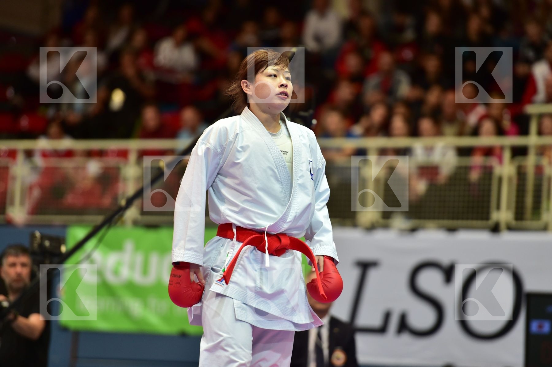 female kumite 68+ kg finland Hirota Japan kuusisto helena uekusa