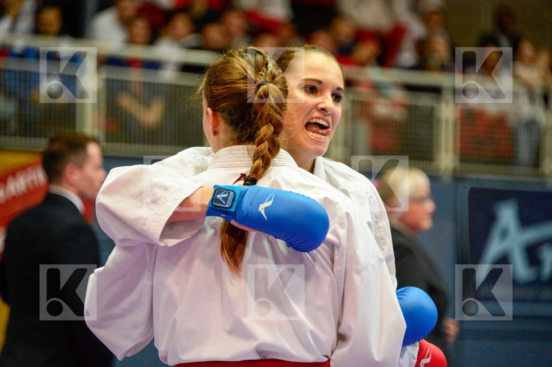 female kumite -68 kg no debatty luana buchinger alisa belgium au