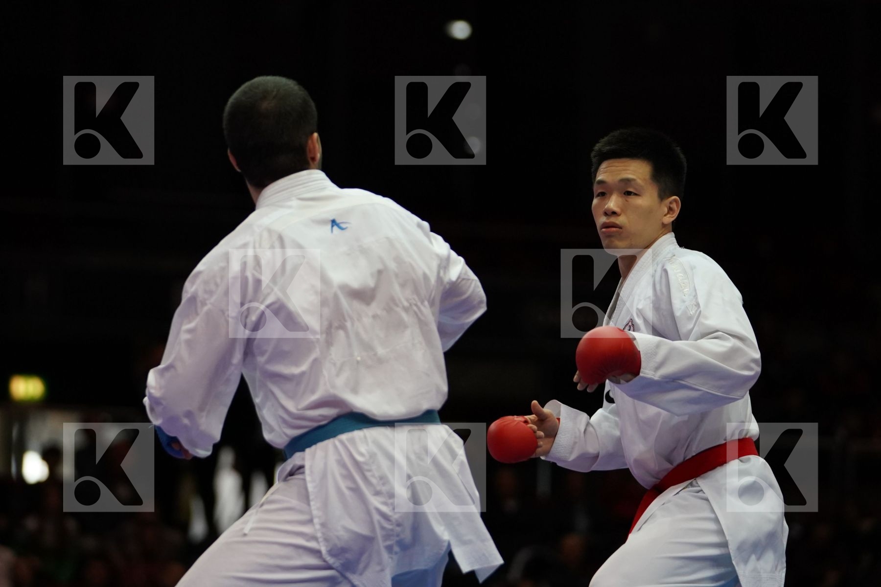 WEI-CHUN HSU (CHINESE TAIPEI) VS GERMAN CHARPENTIER (CHILE) in Senior Kumite -75 Kg - Bronze bout