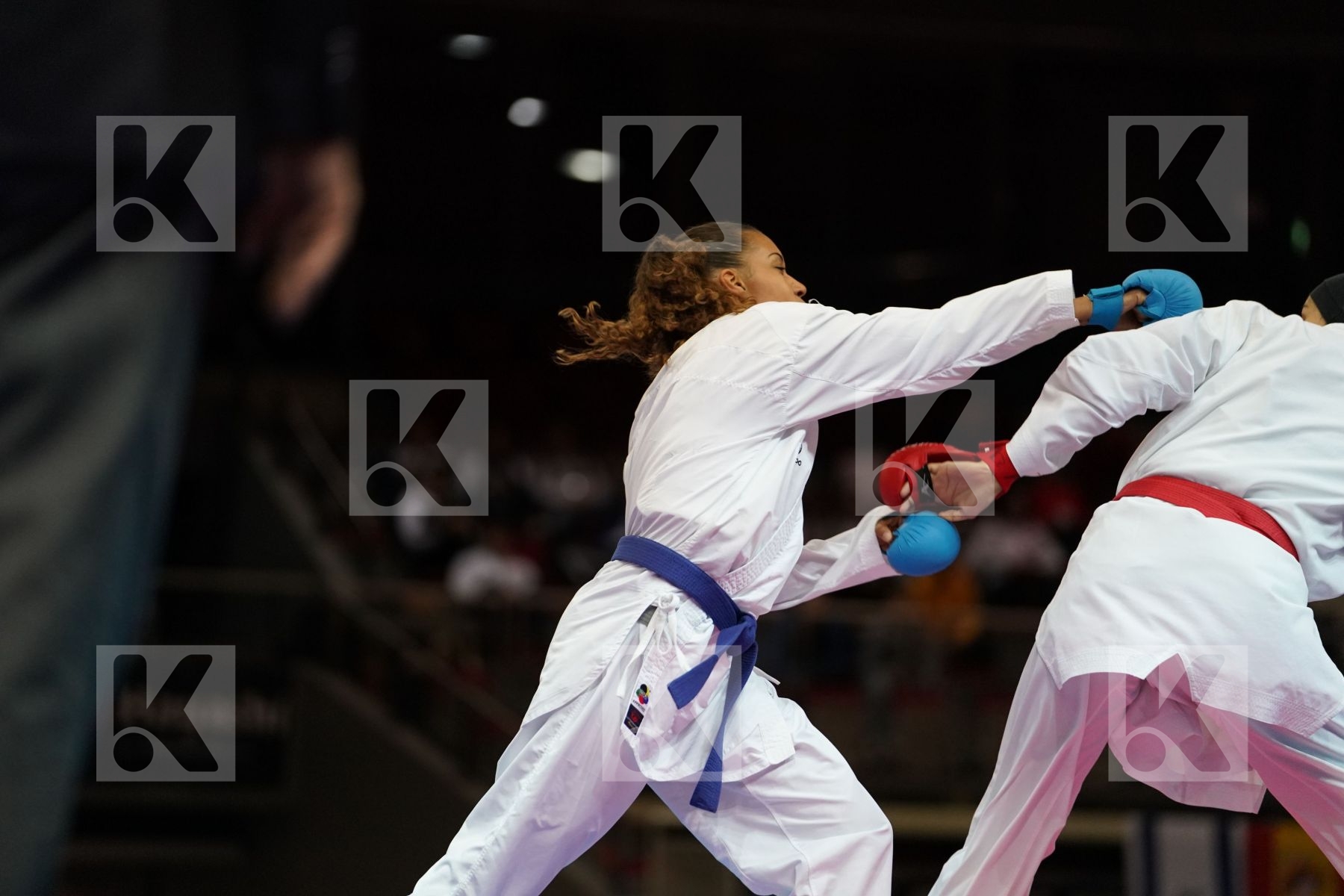 GIANA LOTFY (EGYPT) VS NOEMIE KORNFELD (SWITZERLAND) in Senior Kumite -61 Kg - Bronze bout