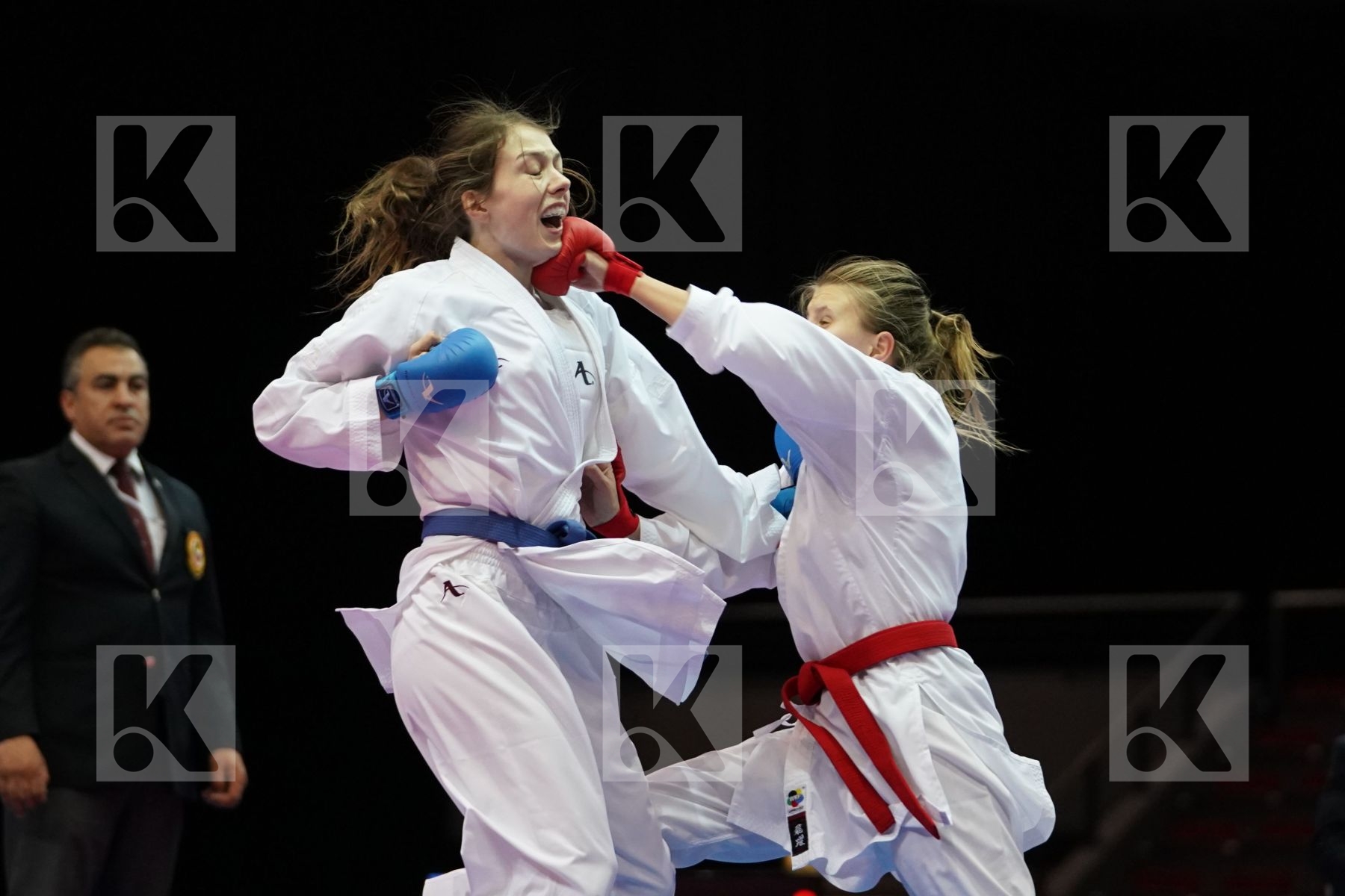 ANNA-JOHANNA NILSSON (SWE) VS VIKTORIA PILLAROVA (SLOVAKIA) in Senior Kumite -61 Kg - Bronze bout