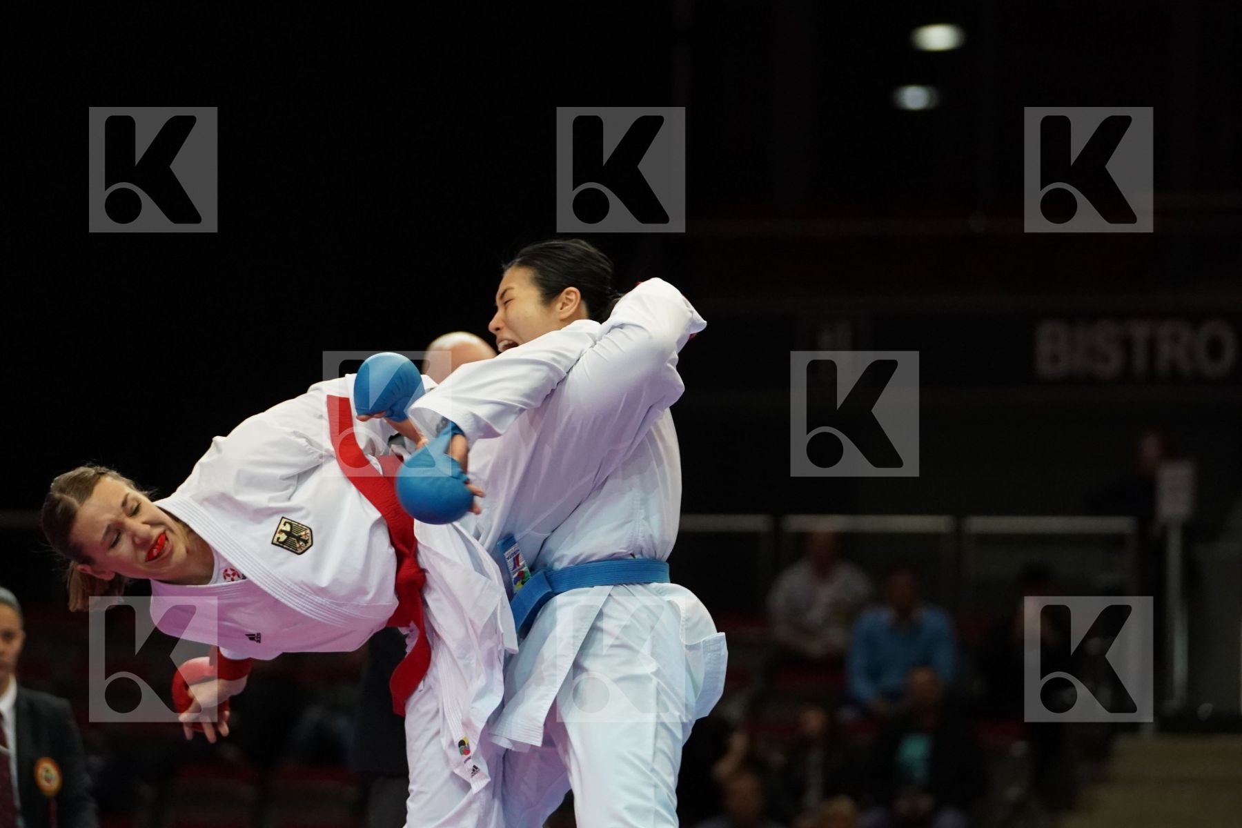 JOHANNA KNEER (GERMANY) VS KAYO SOMEYA (JAPAN) in Senior Kumite -68 Kg - Bronze bout