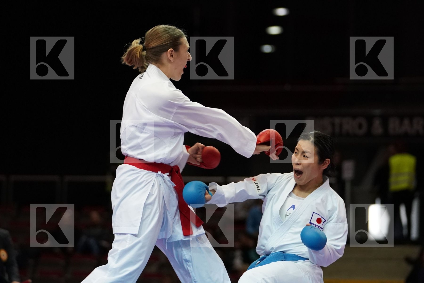 JOHANNA KNEER (GERMANY) VS KAYO SOMEYA (JAPAN) in Senior Kumite -68 Kg - Bronze bout