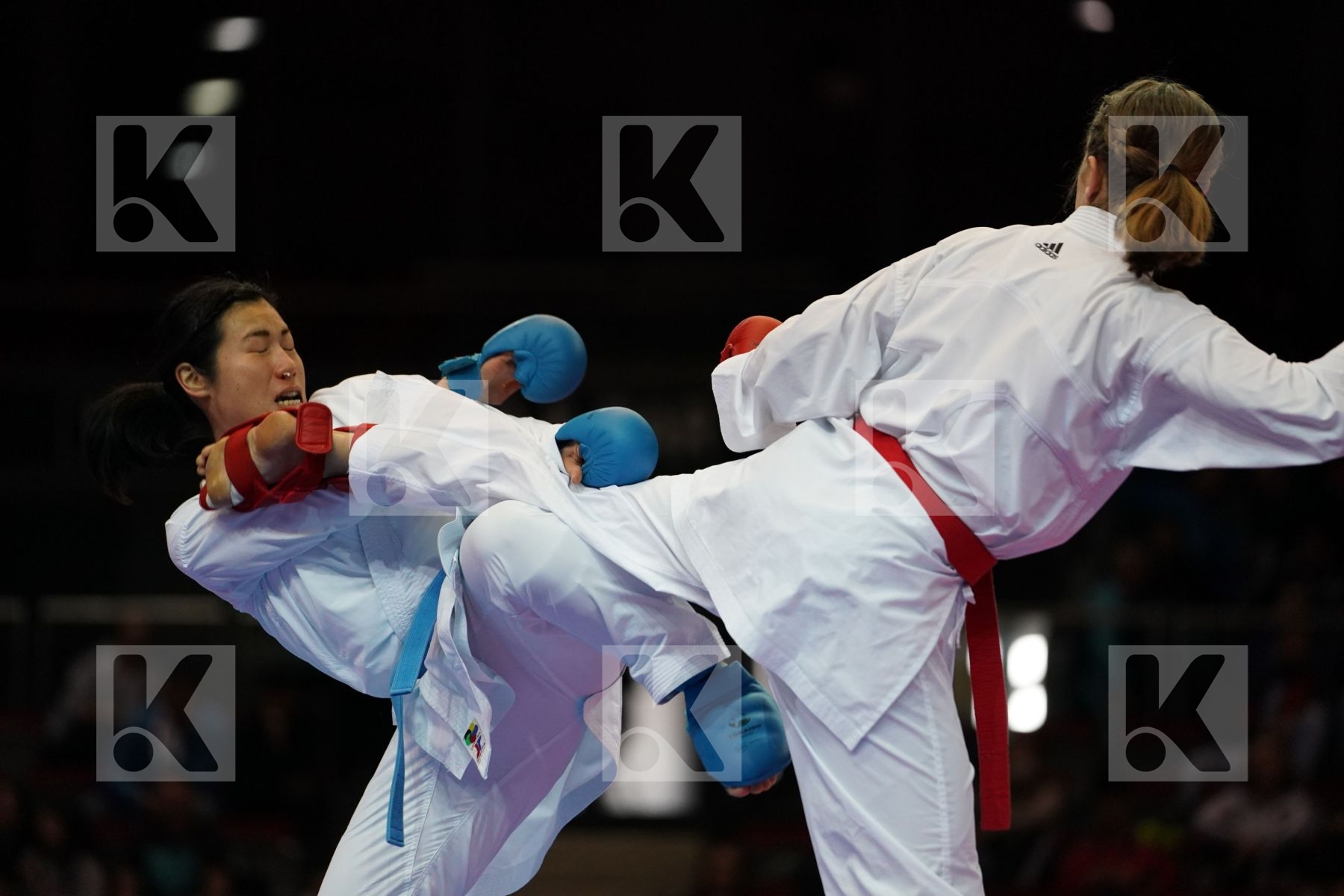 JOHANNA KNEER (GERMANY) VS KAYO SOMEYA (JAPAN) in Senior Kumite -68 Kg - Bronze bout